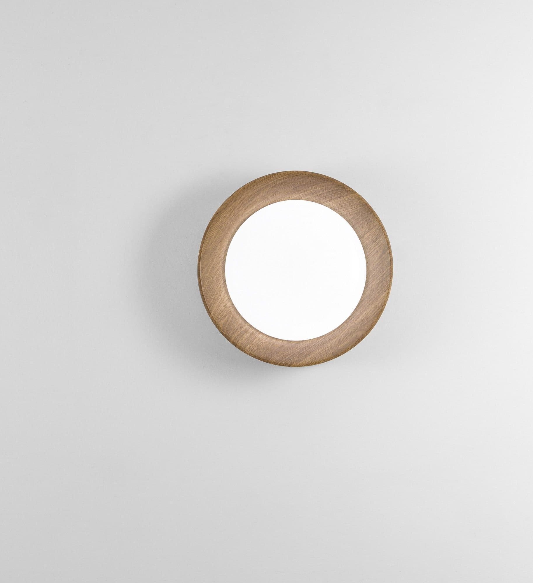 Plafoniera LED moderna da soffitto bianca o nera in simil legno 23W - 7