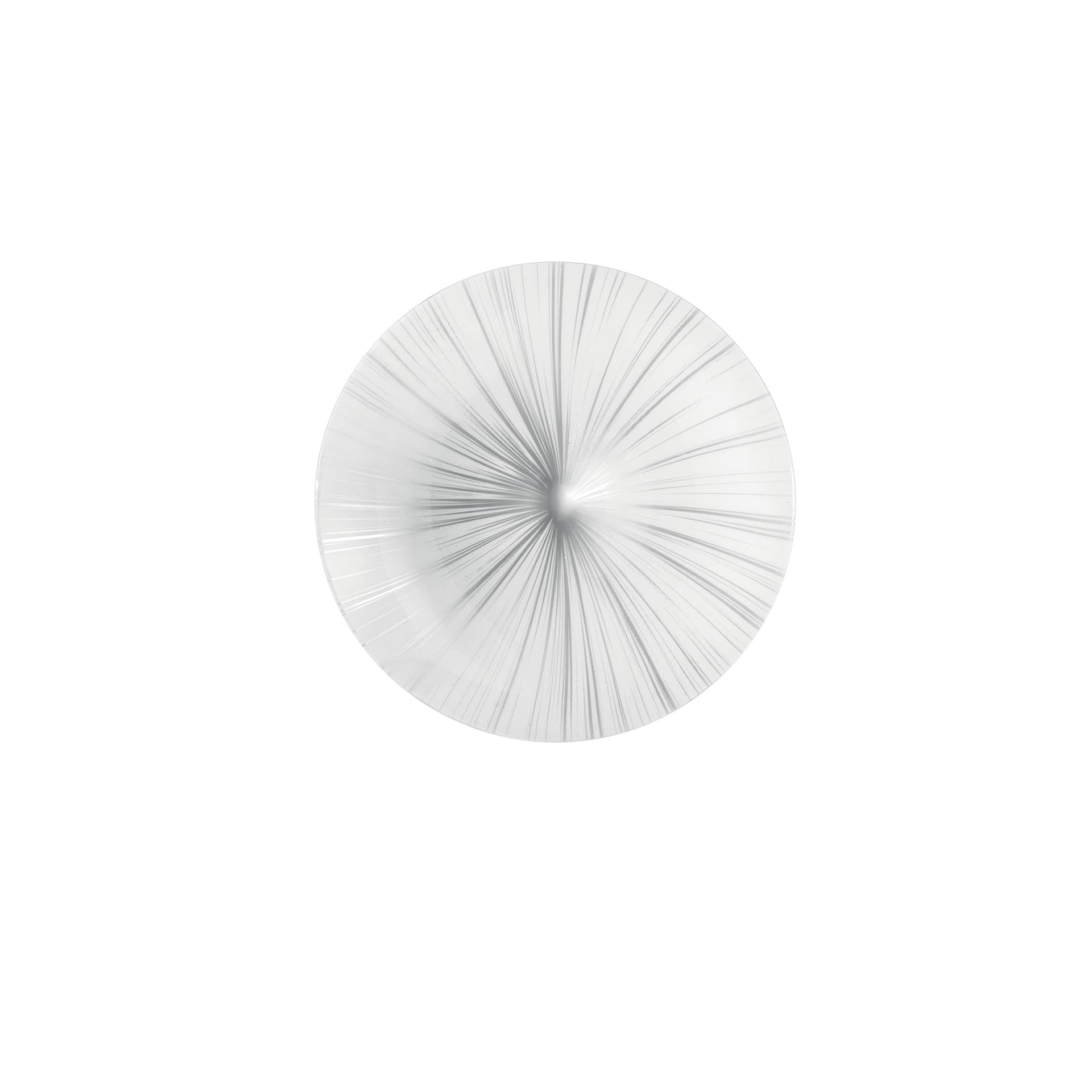 Plafoniera LED da soffitto in acrilico Bianca e Argento 24W - 5