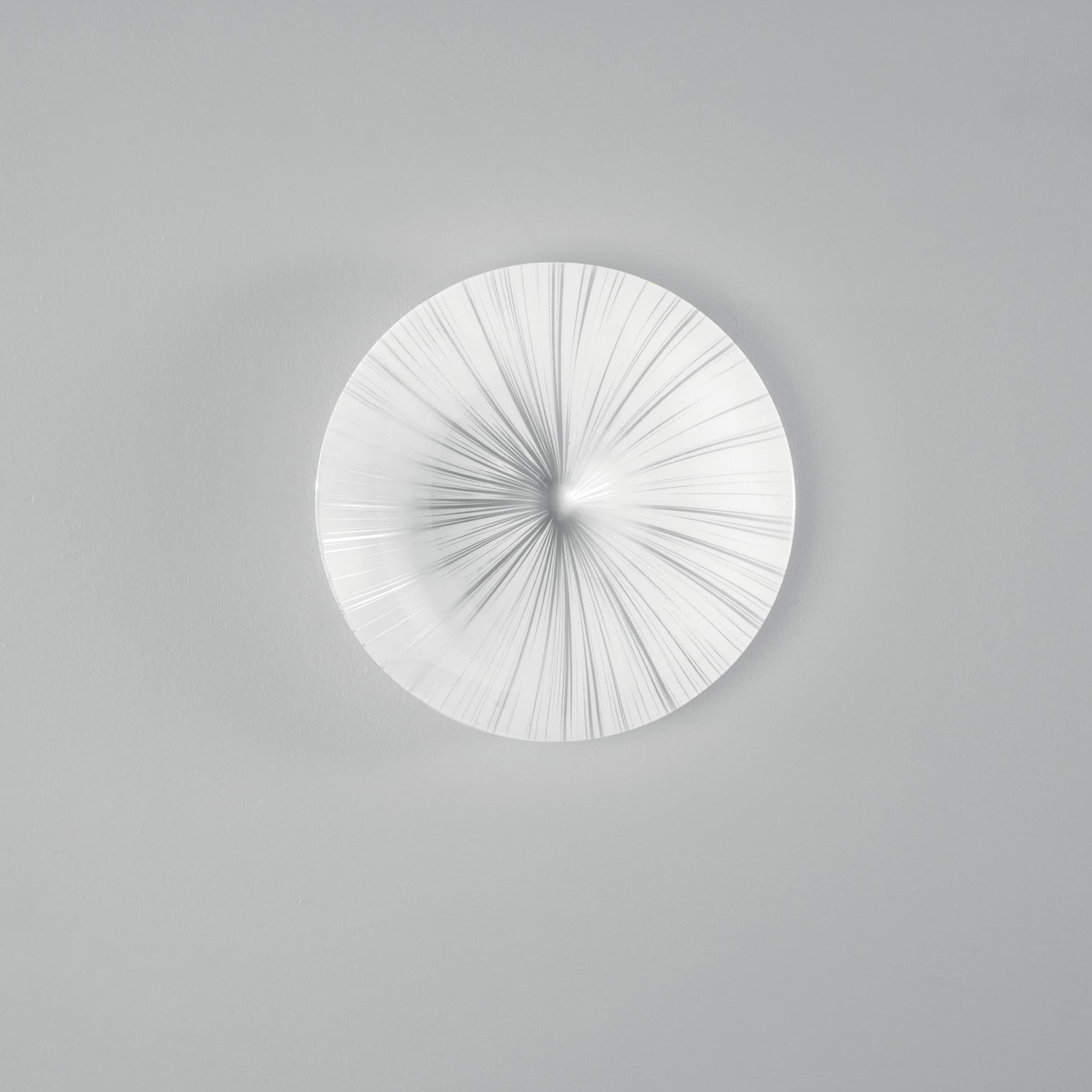 Plafoniera LED da soffitto in acrilico Bianca e Argento 24W - 6