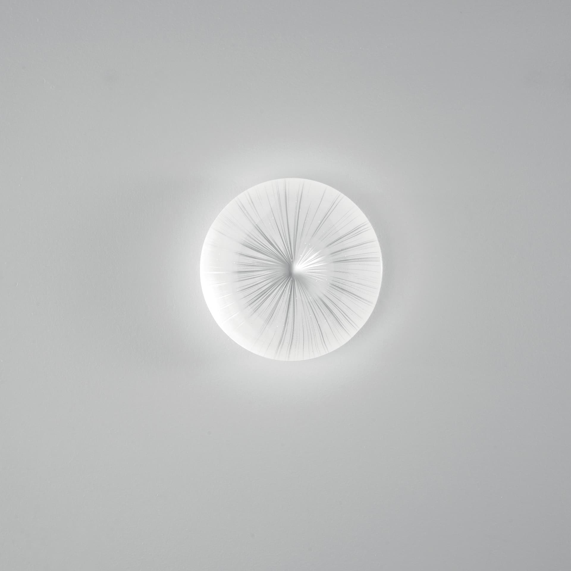Plafoniera LED da soffitto in acrilico Bianca e Argento 24W - 8