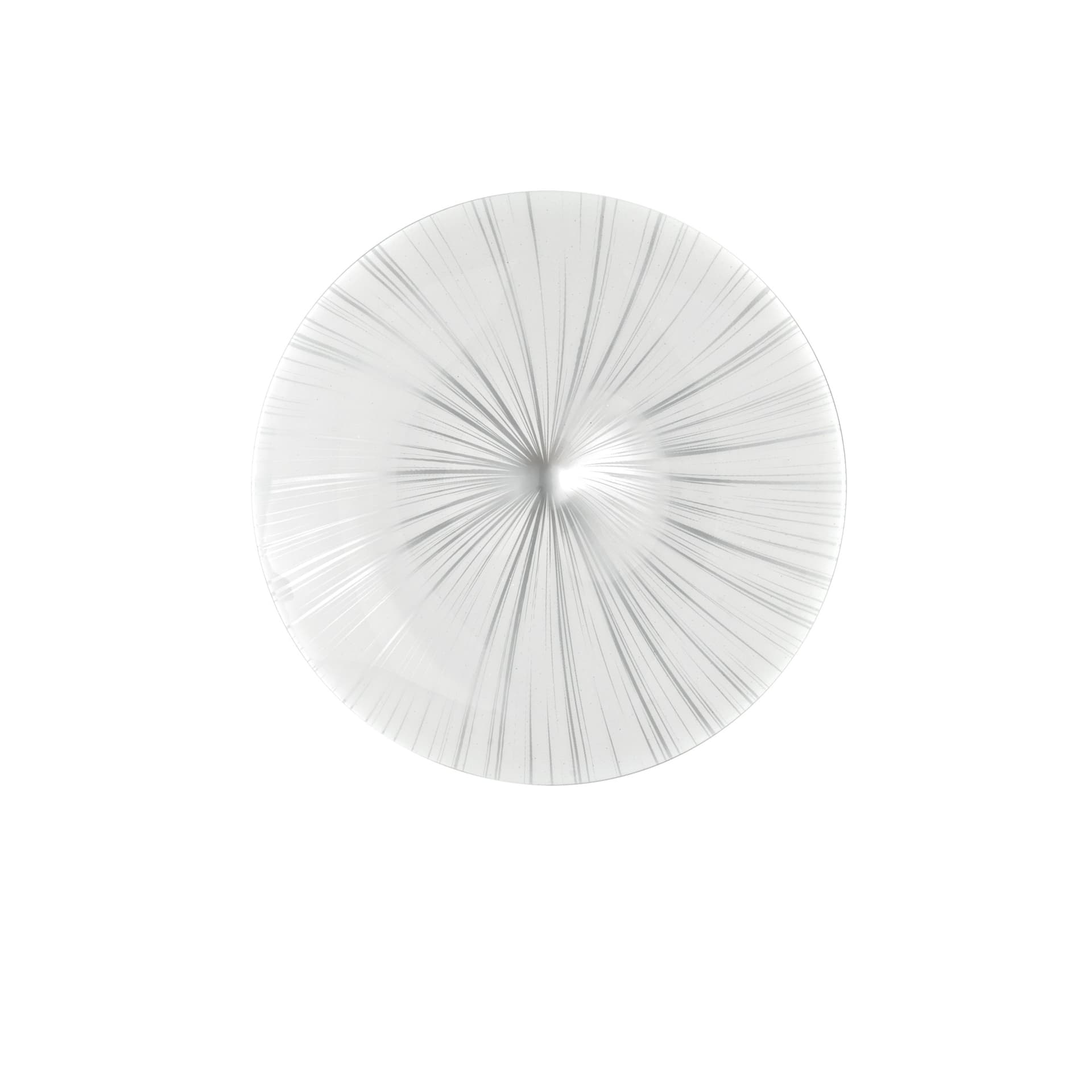 Plafoniera LED da soffitto in acrilico Bianca e Argento 24W - 9