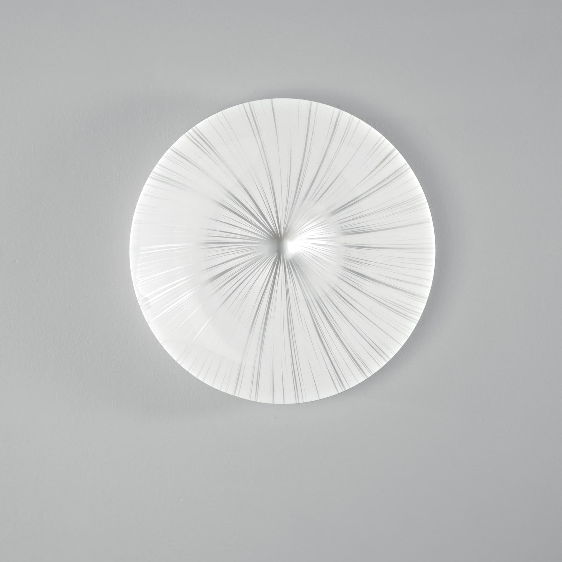 Plafoniera LED da soffitto in acrilico Bianca e Argento 24W - 10
