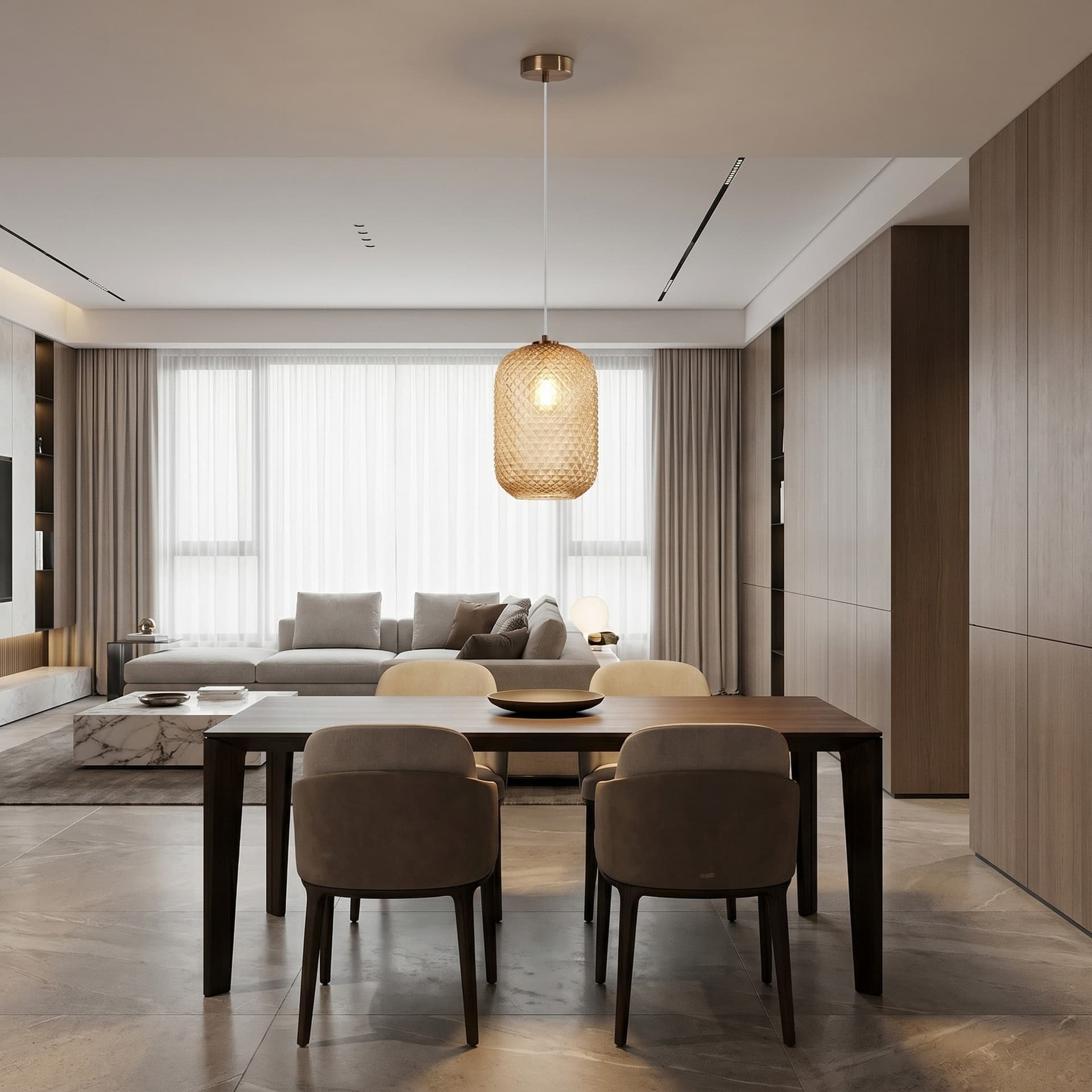 Sospensione Lampadario ovale design moderno in vari colori 1XE27 - 2