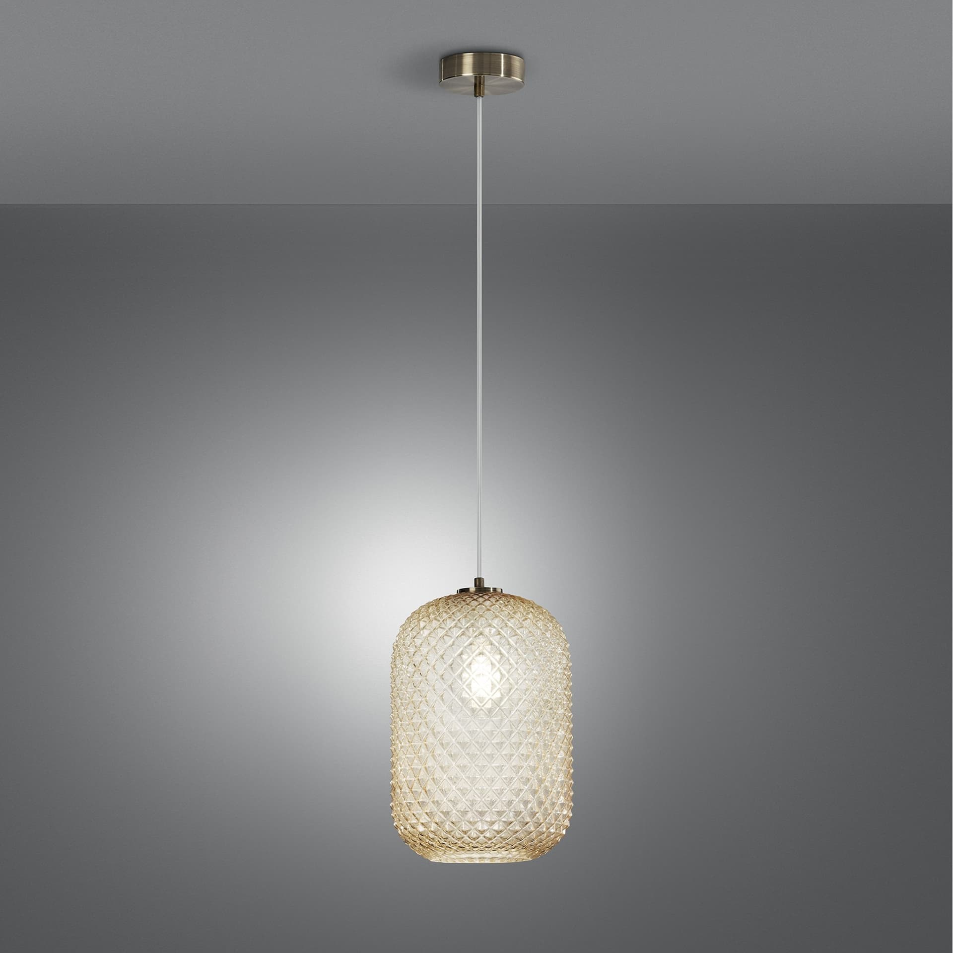 Sospensione Lampadario ovale design moderno in vari colori 1XE27 - 13