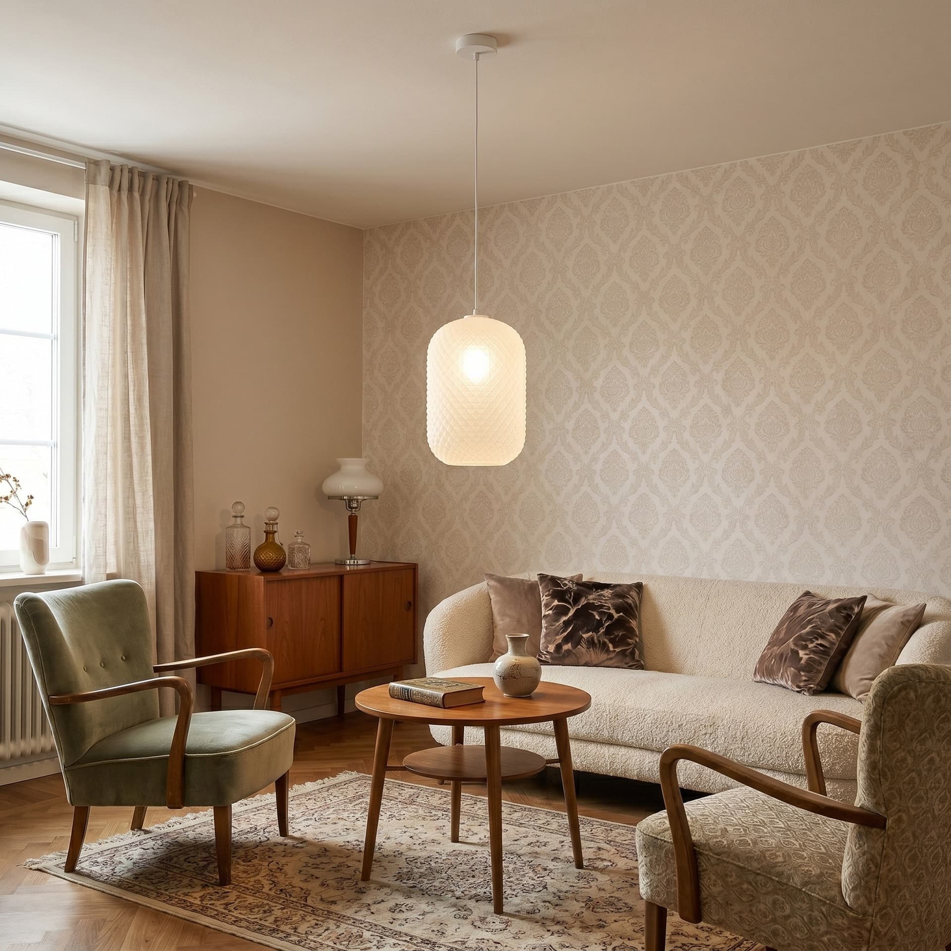 Sospensione Lampadario ovale design moderno in vari colori 1XE27 - 5