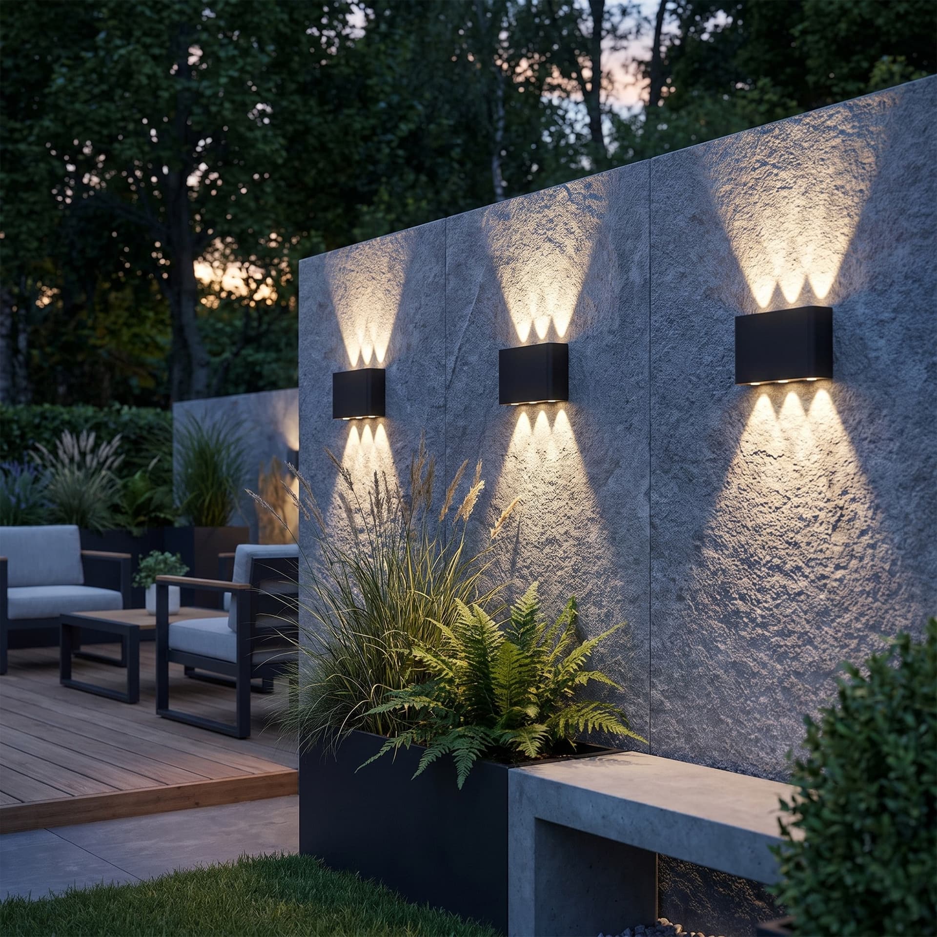 Applique Moderna LED Bianca o Nera - 2