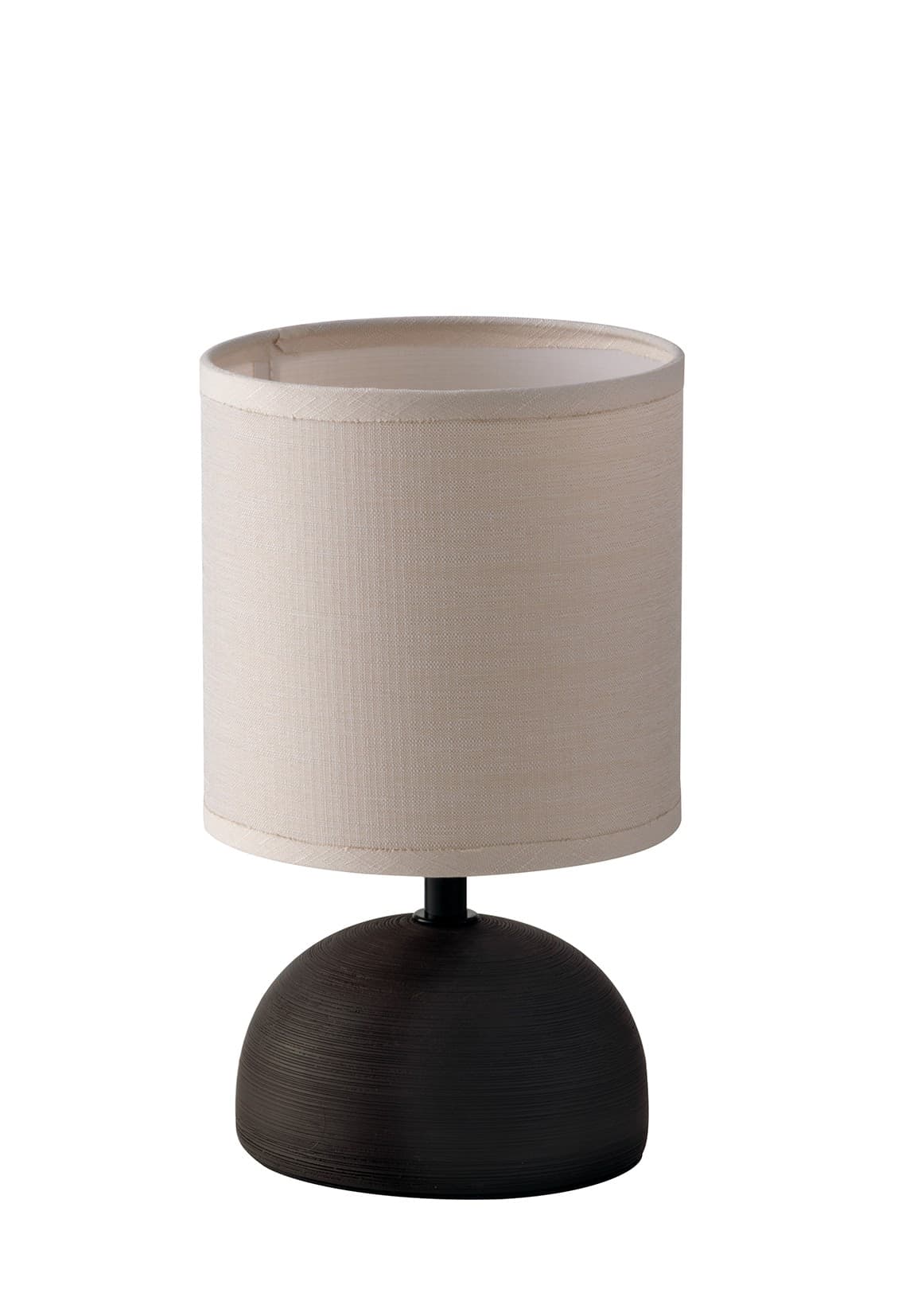 Lume da comodino moderno in ceramica e tela in 5 varianti 1XE14 - 19