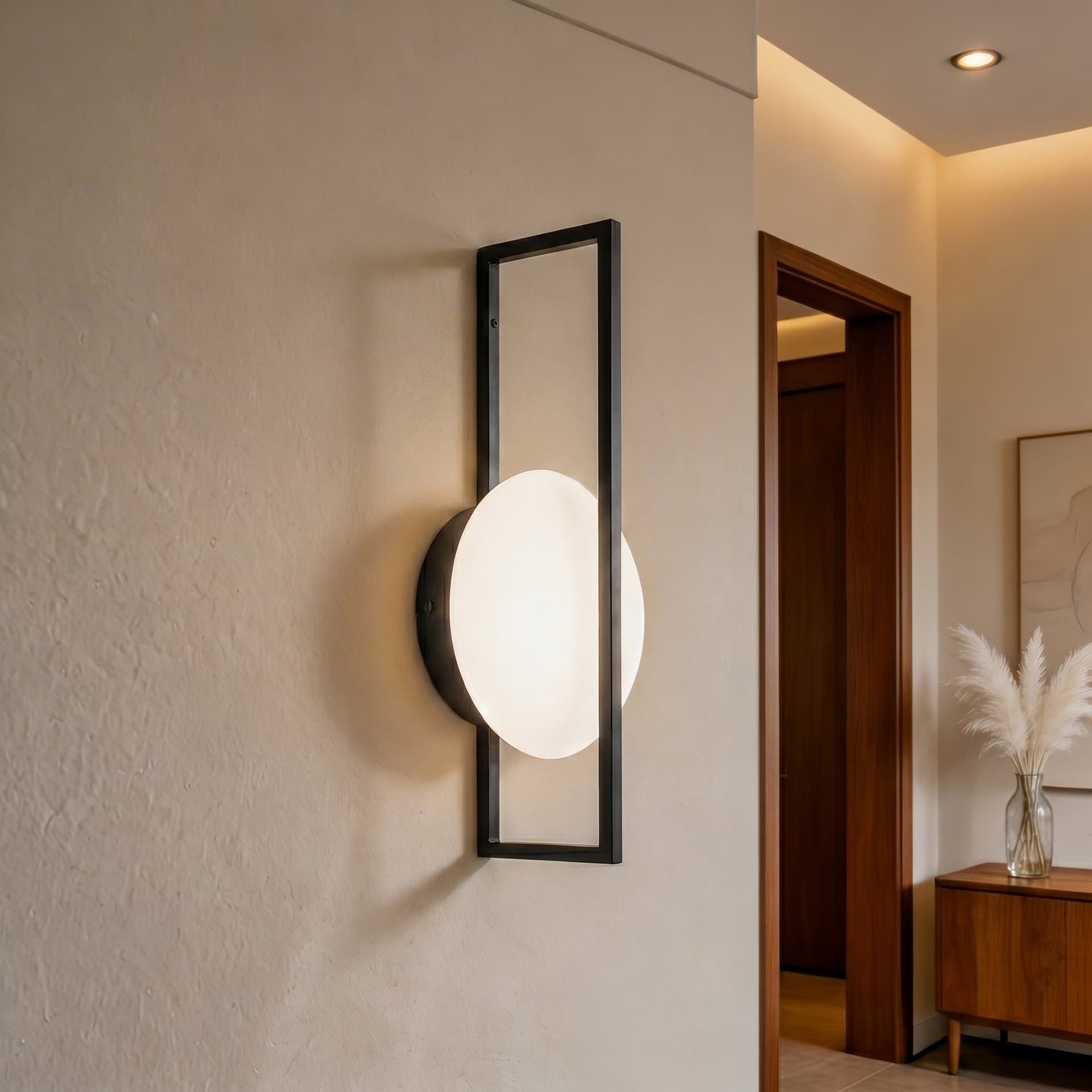 Applique Moderna LED in oro o nero - 5