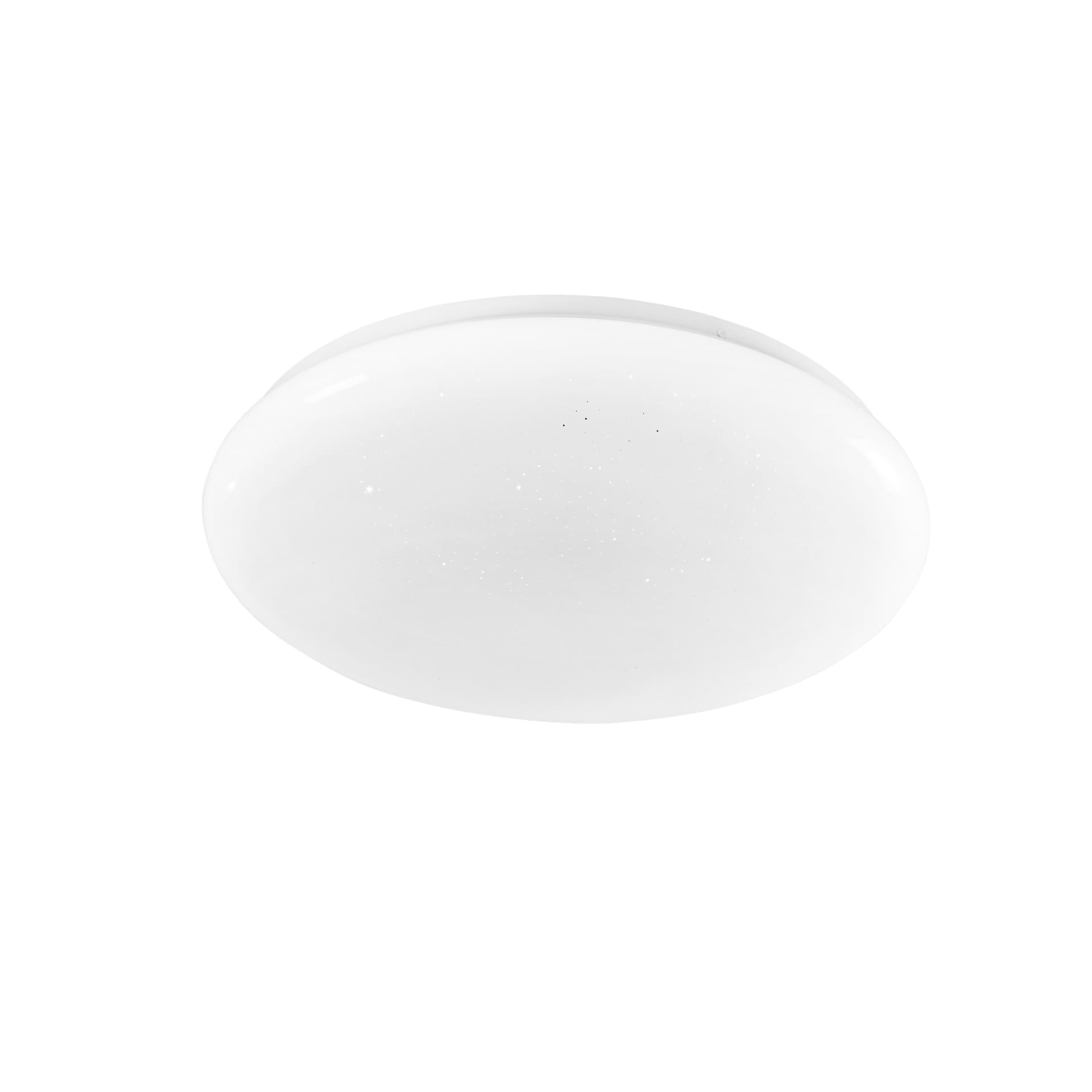 Plafoniera LED tonda bianca moderna con effetto cielo stellato - 4