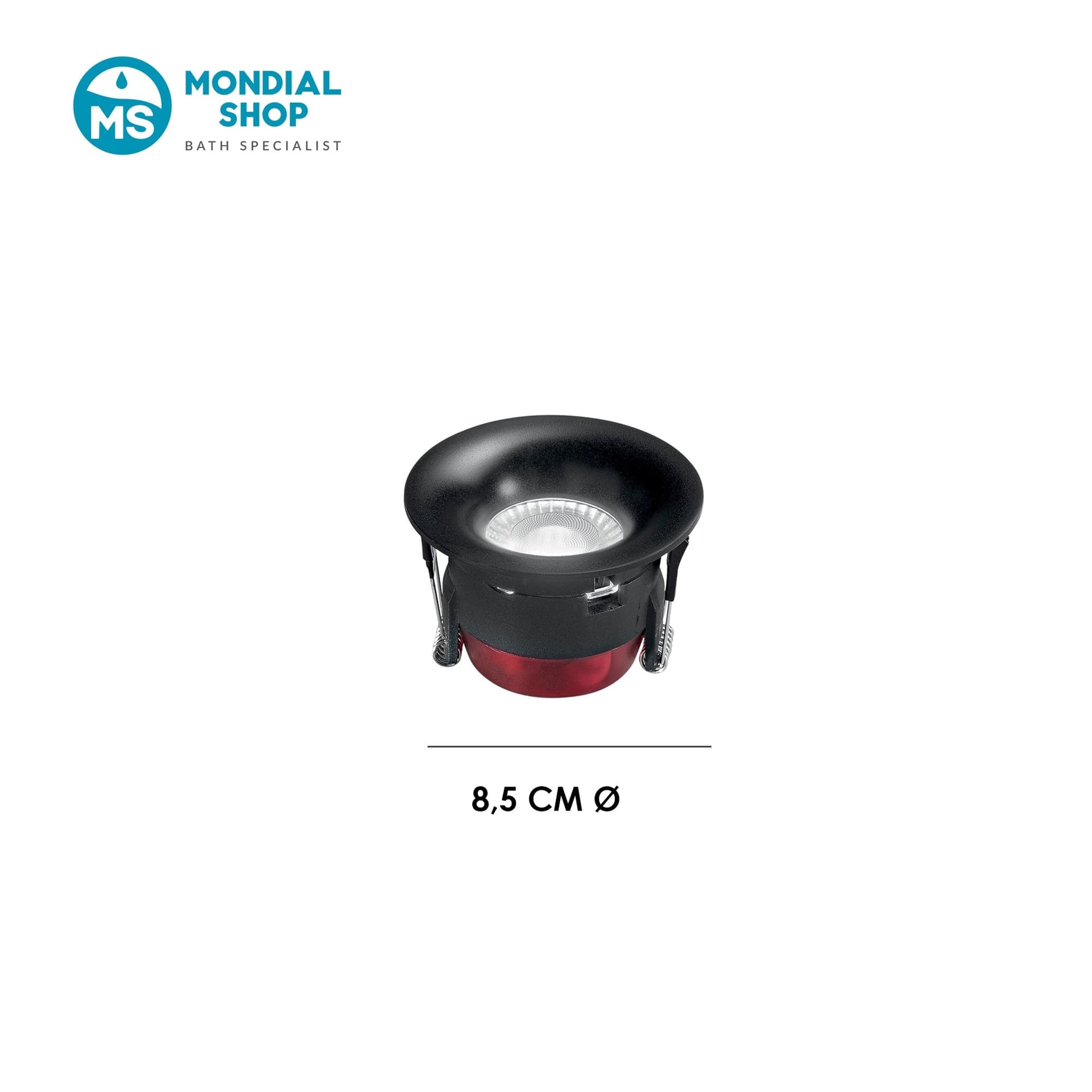 Faretto LED a incasso da esterno bianco o nero 8W - 2