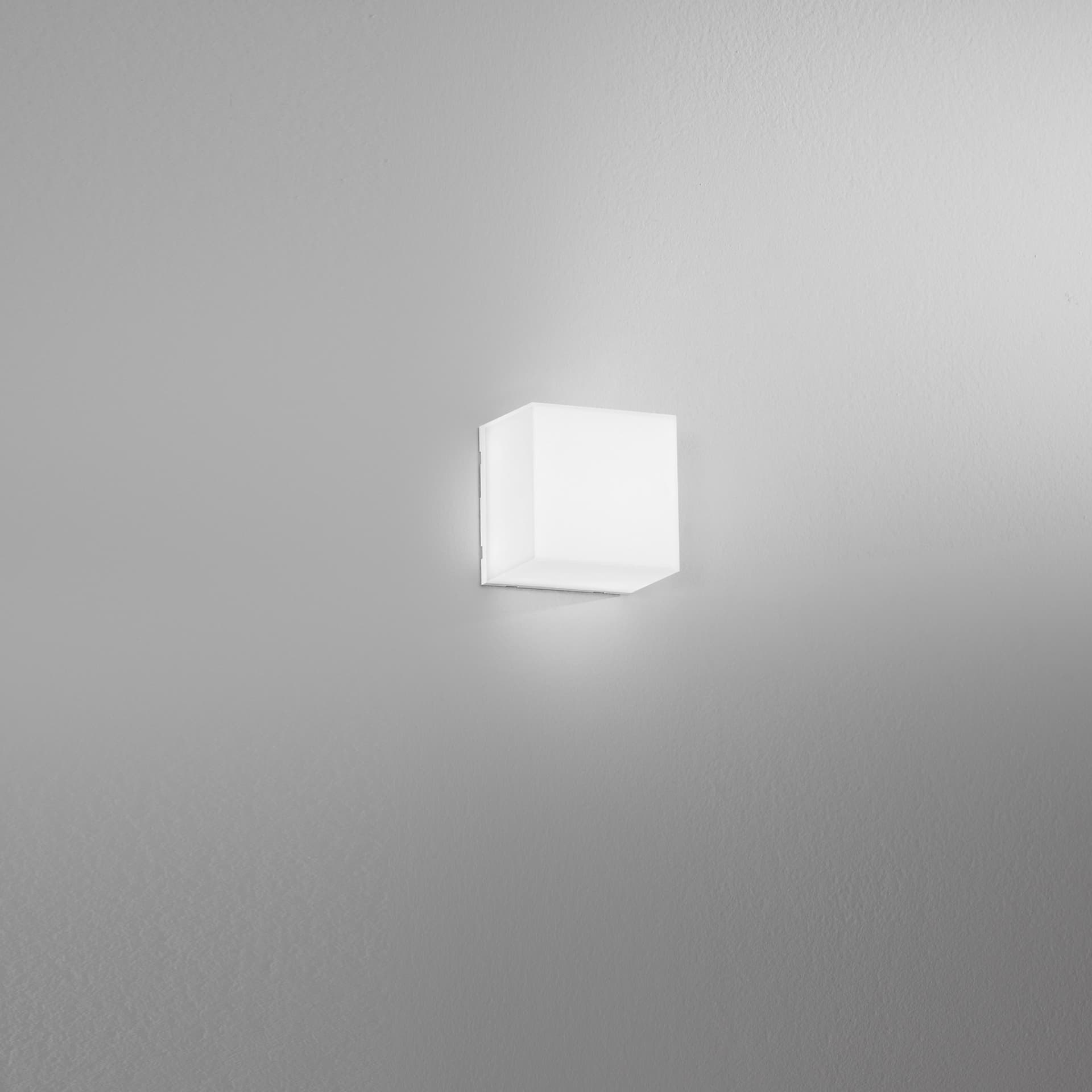 Plafoniera LED moderna da esterno bianca quadrata 5W luce regolabile - 5