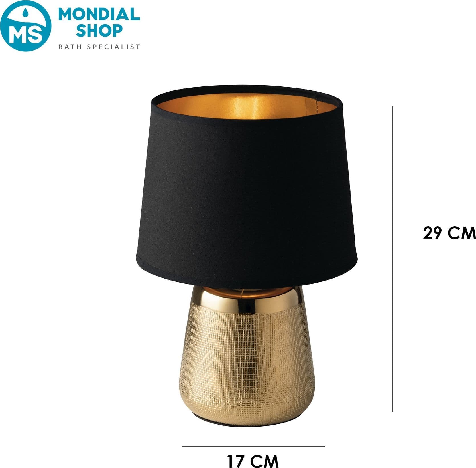 Lumetto da Tavolo Moderno Oro o Argento E14 - 5