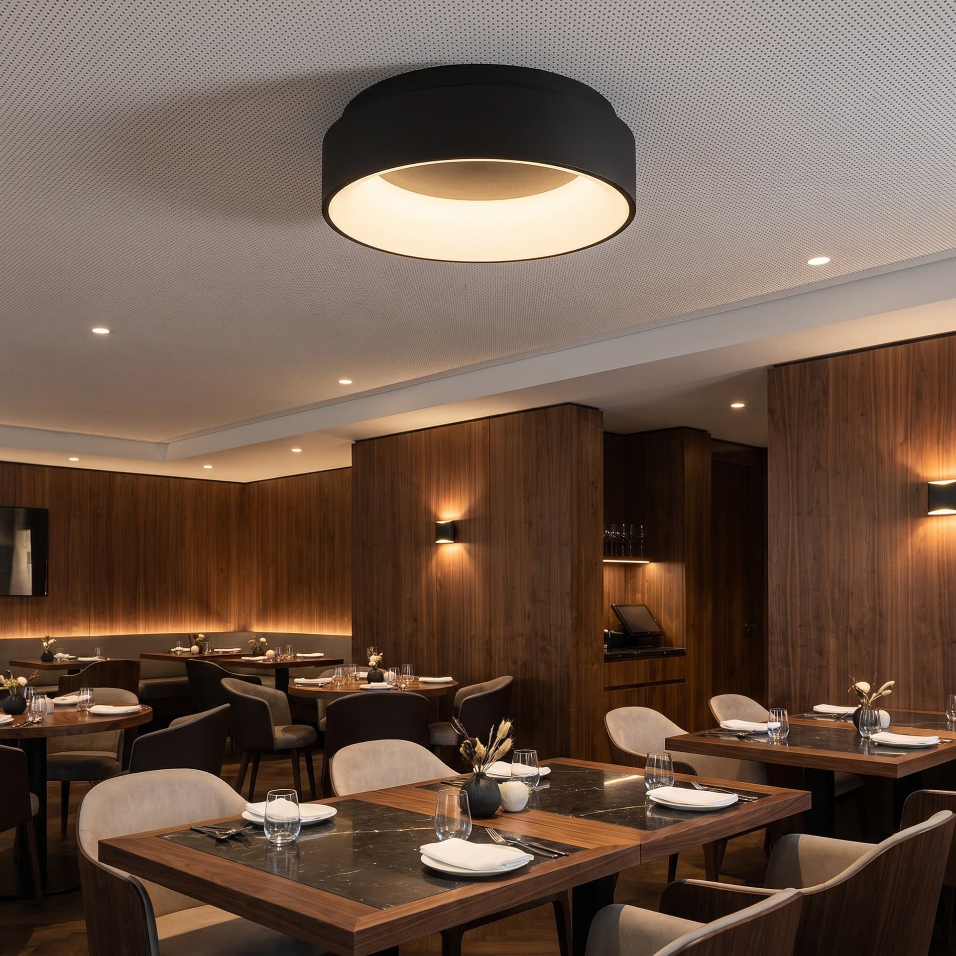 Plafoniera LED moderna da interno per soffitto in 3 varianti 40W - 4
