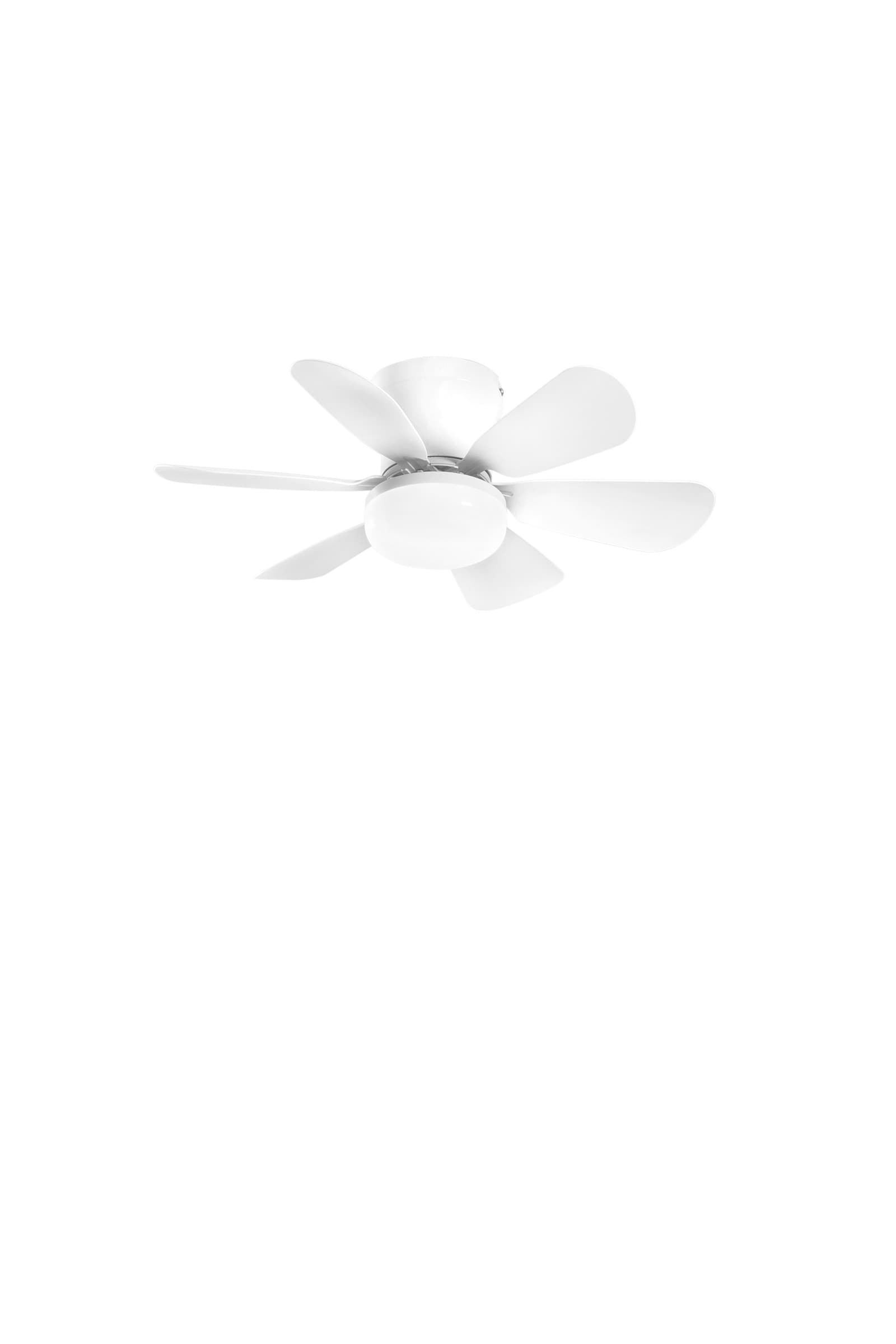 Plafoniera LED 10W con Ventilatore e Telecomando Bianco o Nero - 9