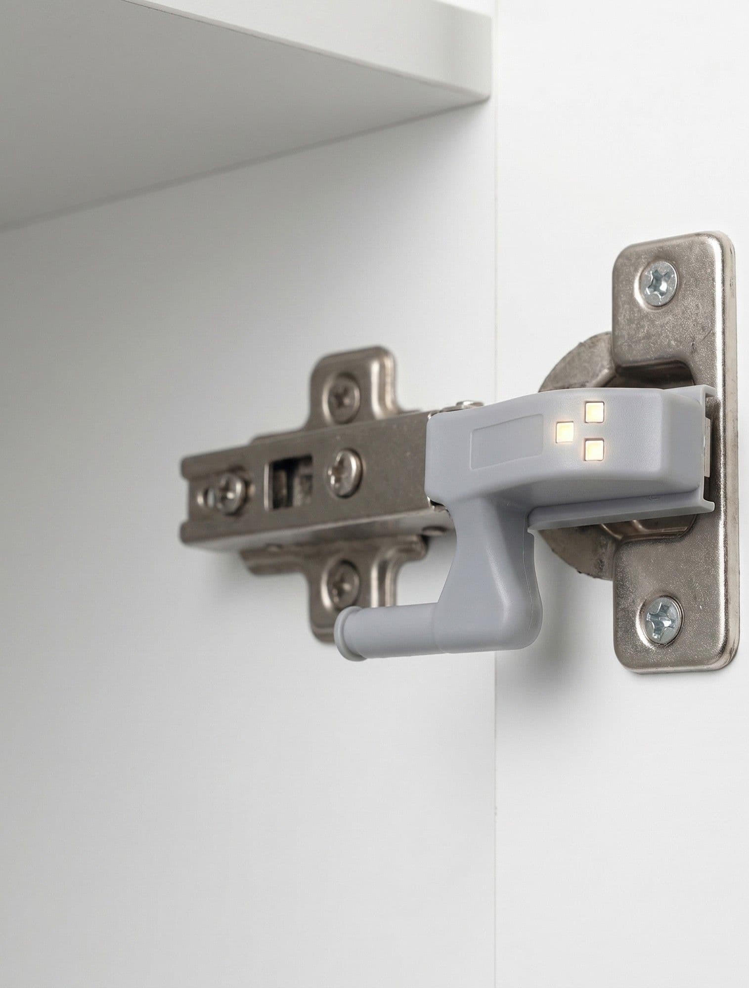 Accessorio copricerniera LED grigio per mobili da interno