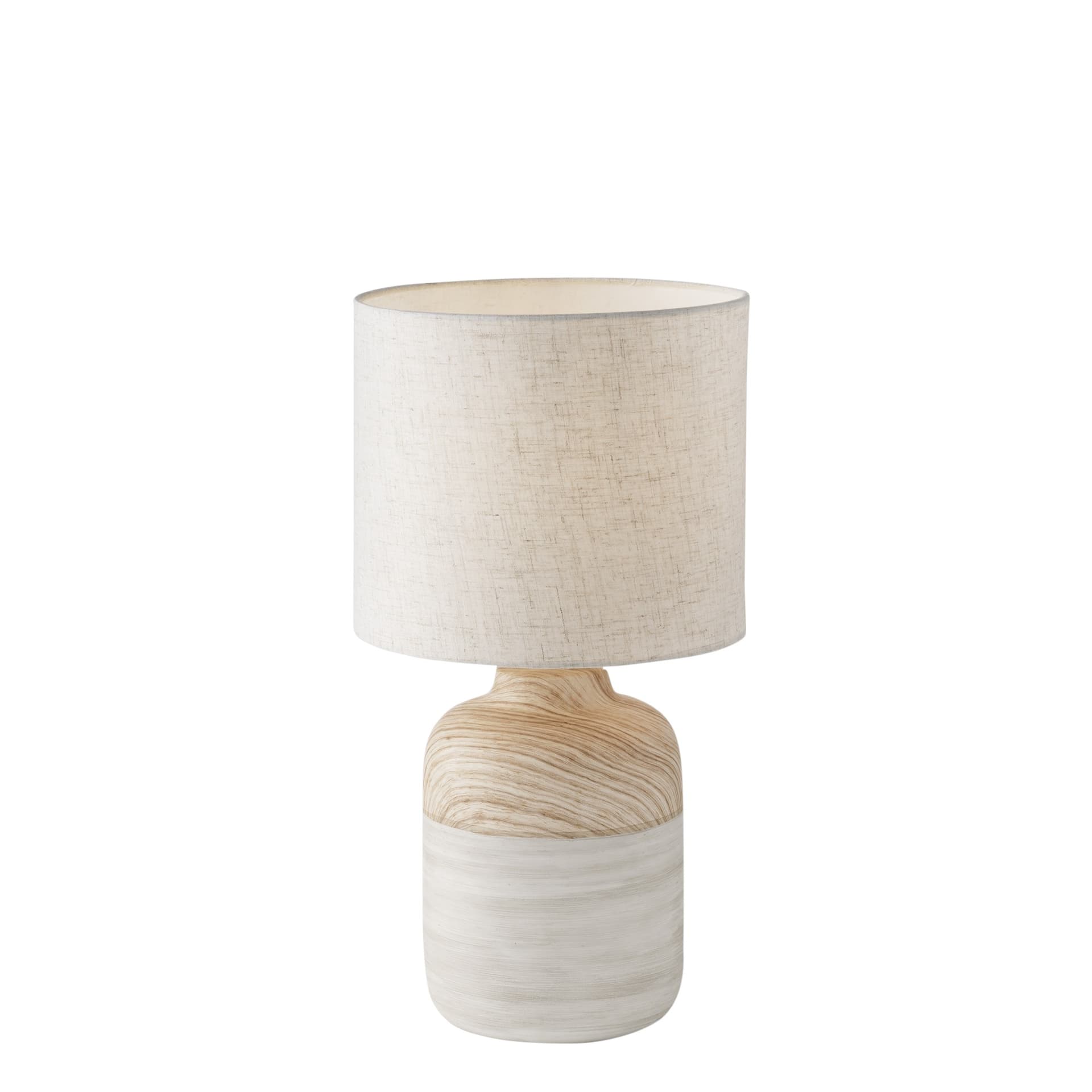 Lumetto da Tavolo in Ceramica Avorio Disponibile Varie Misure E27 - 13