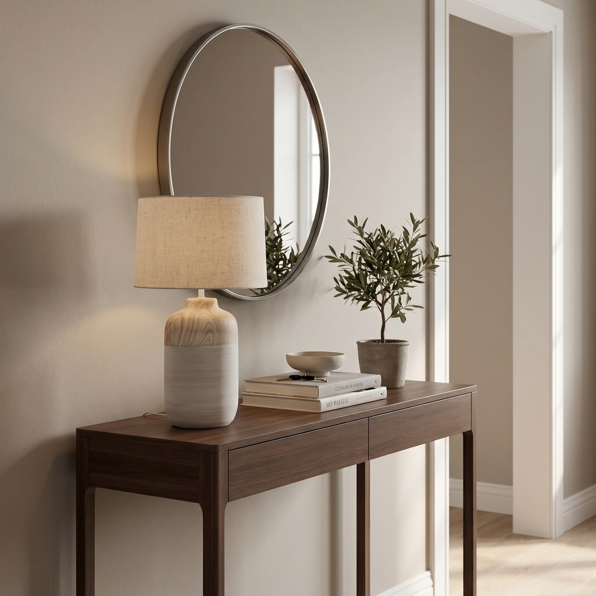 Lumetto da Tavolo in Ceramica Avorio Disponibile Varie Misure E27 - 4