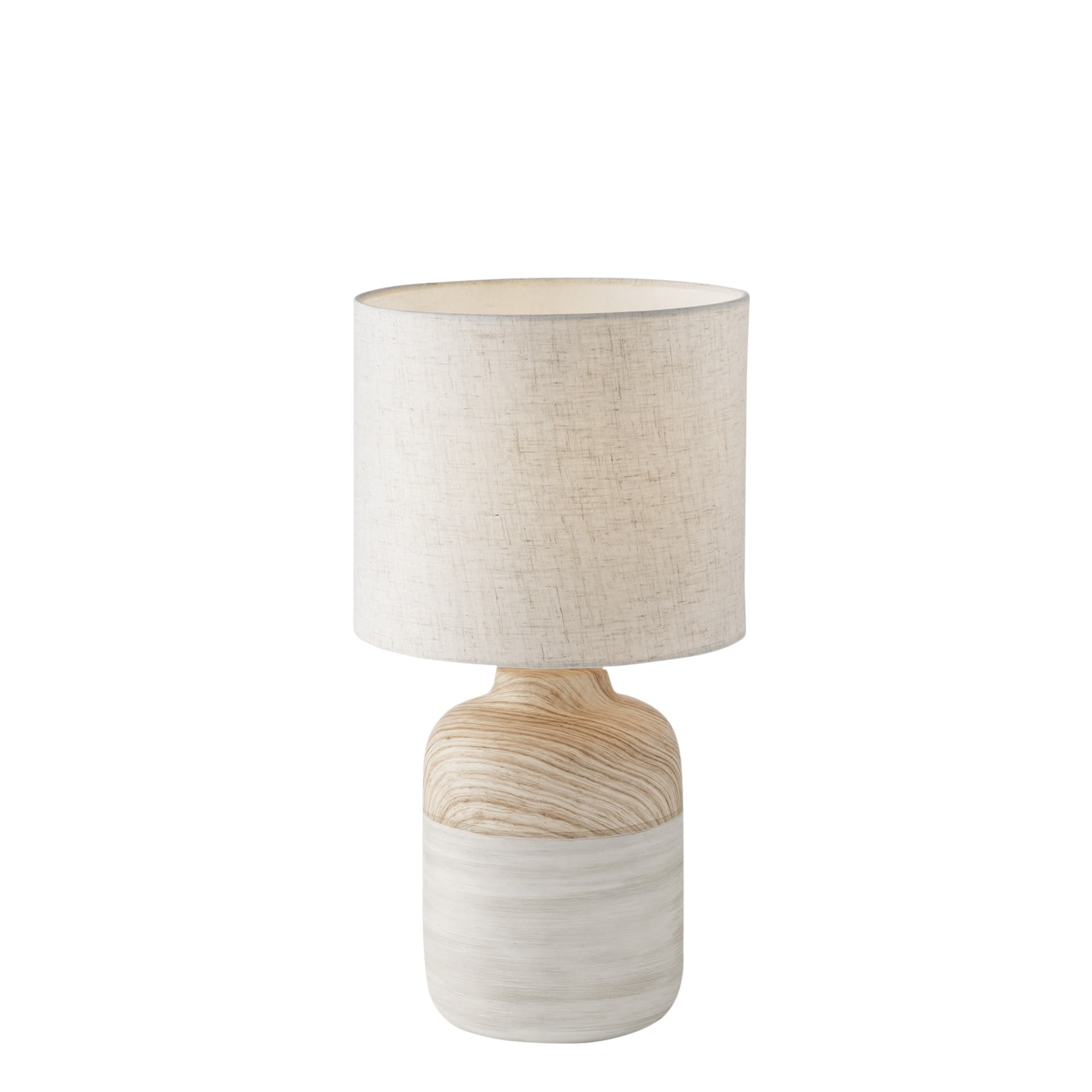 Lumetto da Tavolo in Ceramica Avorio Disponibile Varie Misure E27 - 7