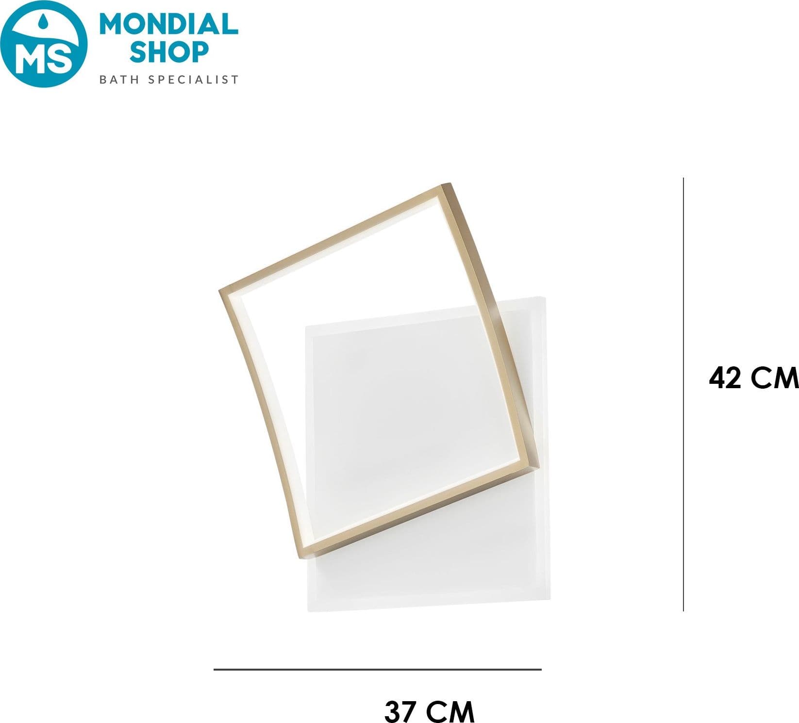 Plafoniera LED moderna da interno disponibile in 3 varianti 42W - 3