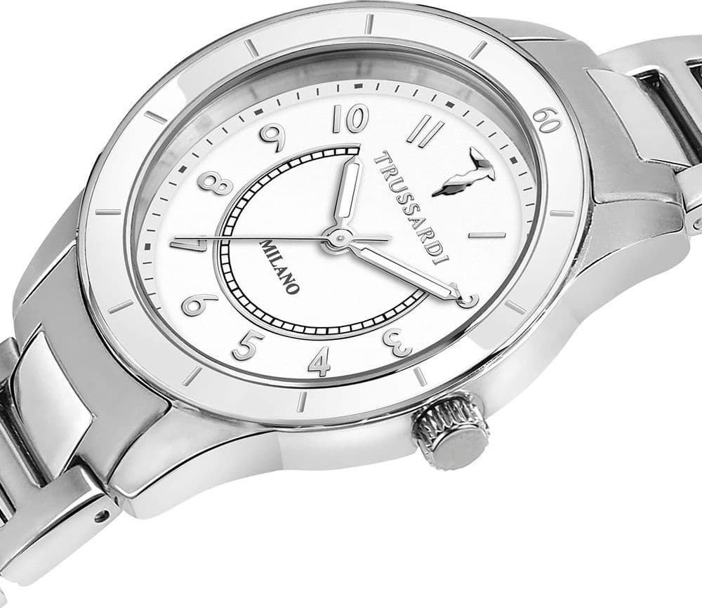Trussardi T-Sky Ceramic – Orologio Donna Acciaio/Bianco (R2453151502) - 5