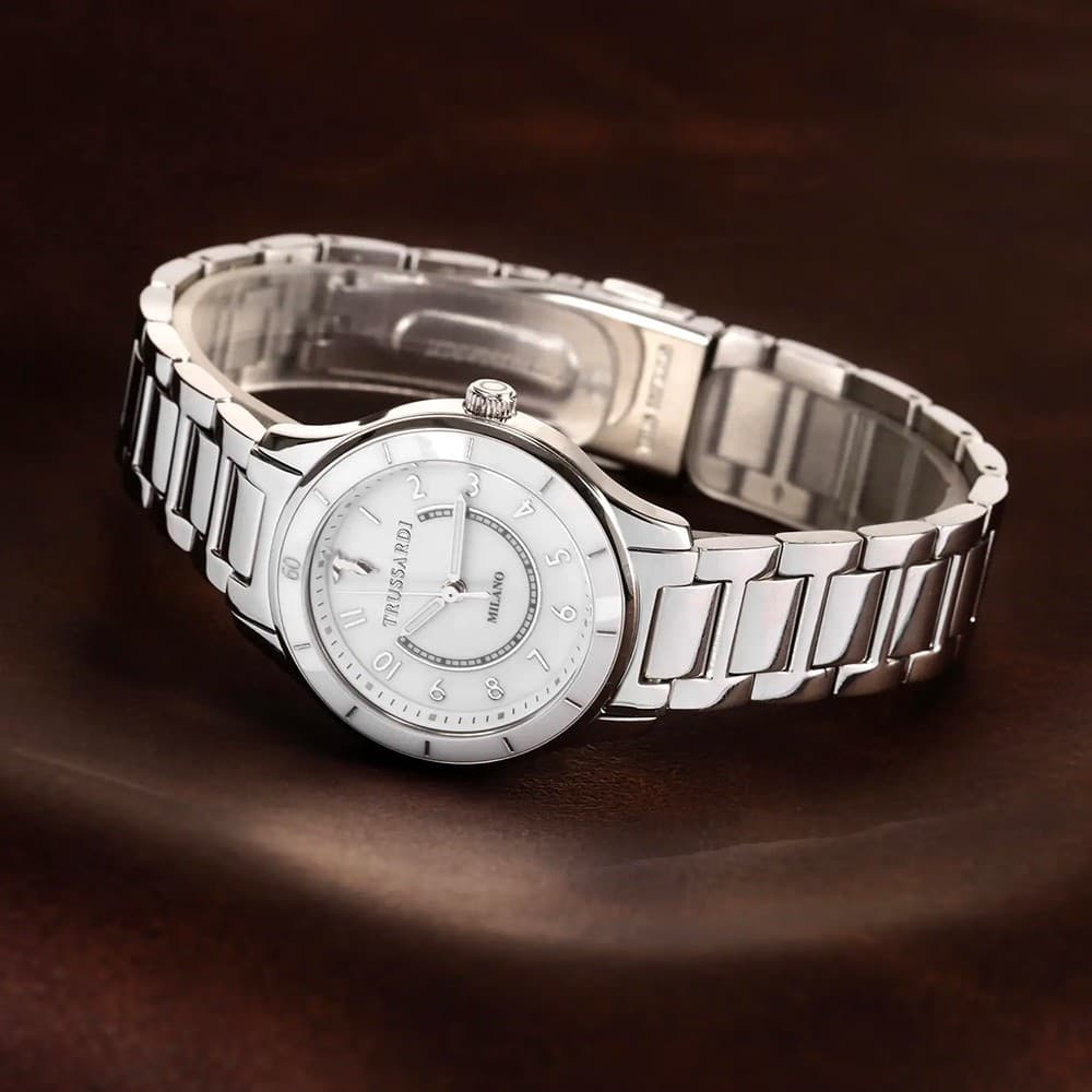 Trussardi T-Sky Ceramic – Orologio Donna Acciaio/Bianco (R2453151502) - 6
