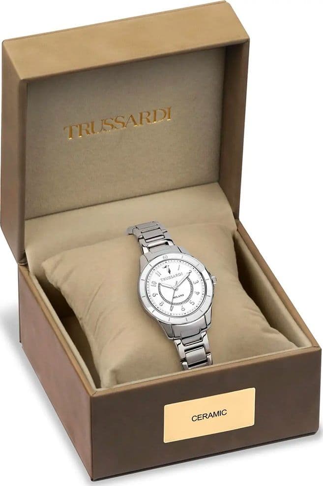 Trussardi T-Sky Ceramic – Orologio Donna Acciaio/Bianco (R2453151502) - 7