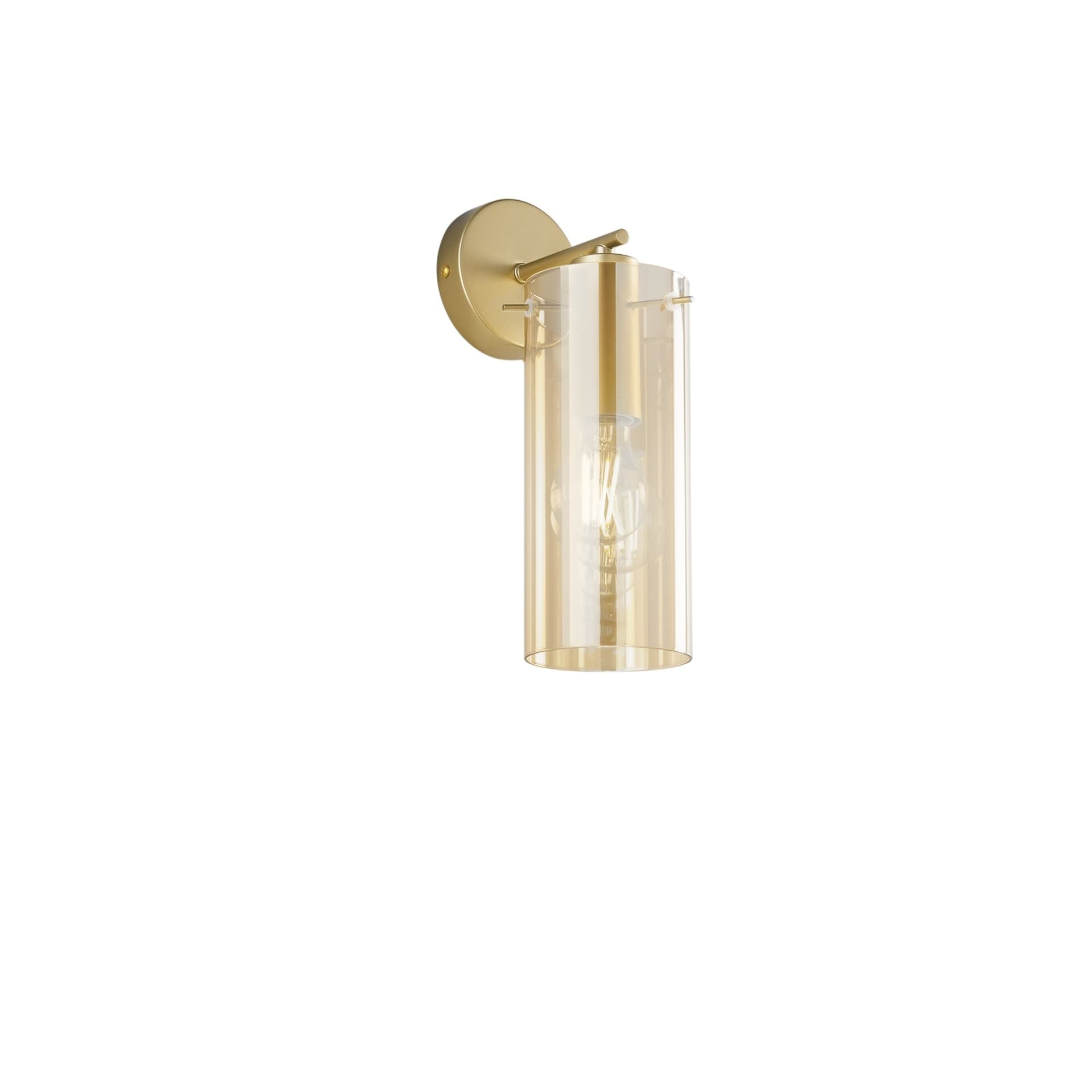 Applique Moderna in Vetro Ambra Oro o Nero E27 - 9
