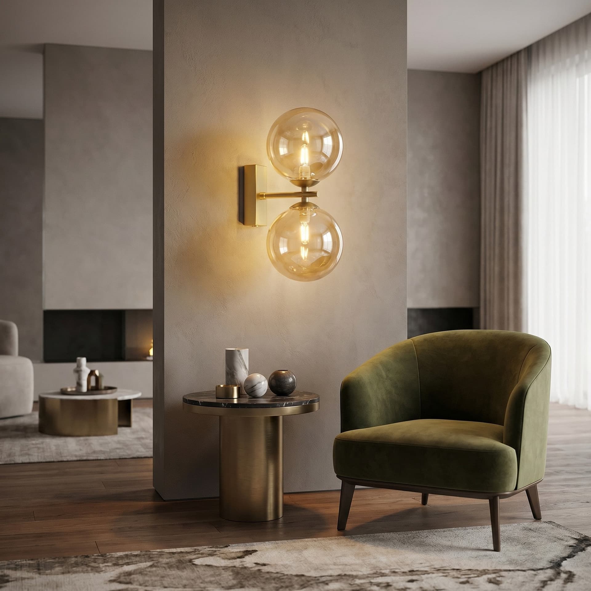 Applique Moderna In oro o nero 2XG9 - 7