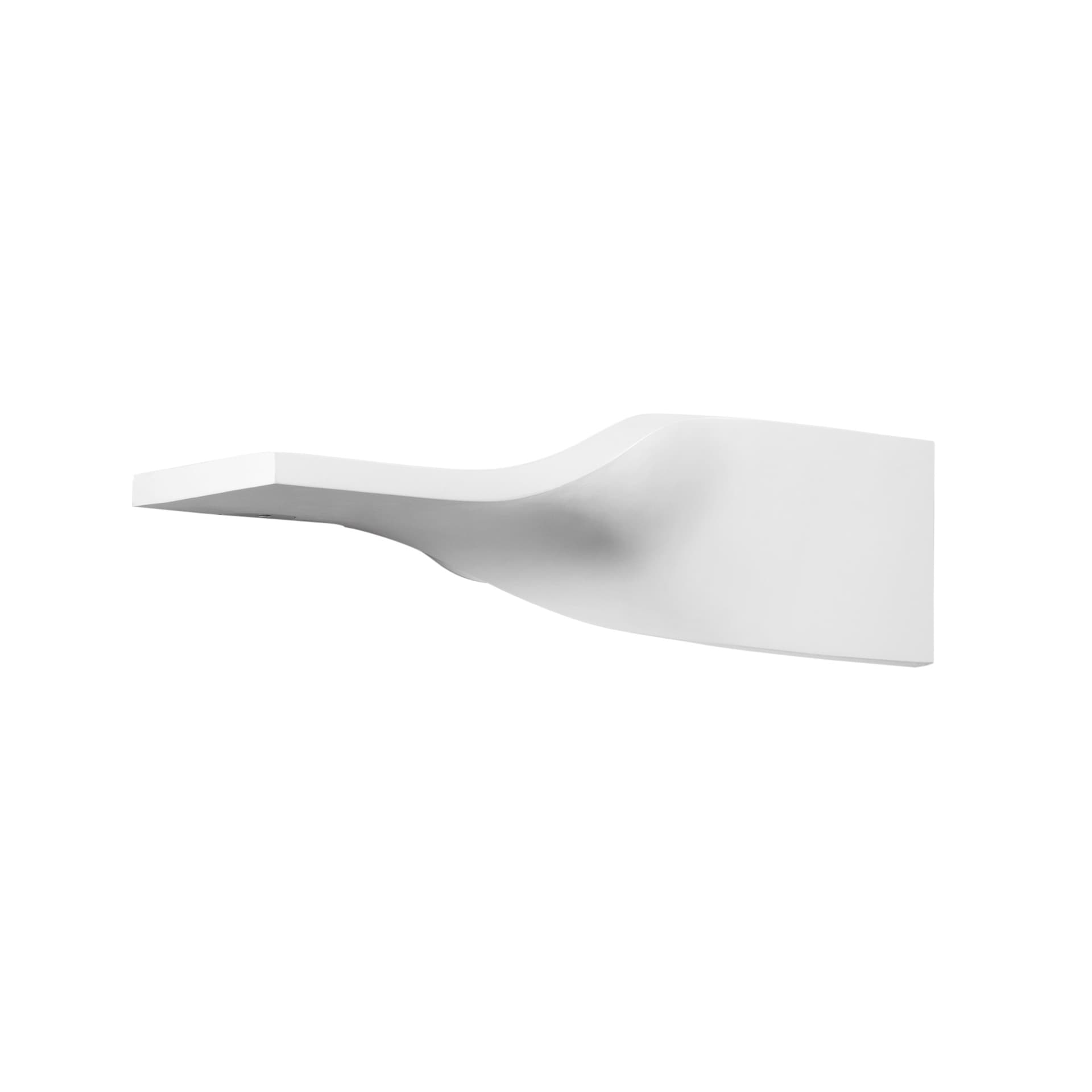 Applique design moderno in gesso bianco da interni per parete 1XR7S - 4