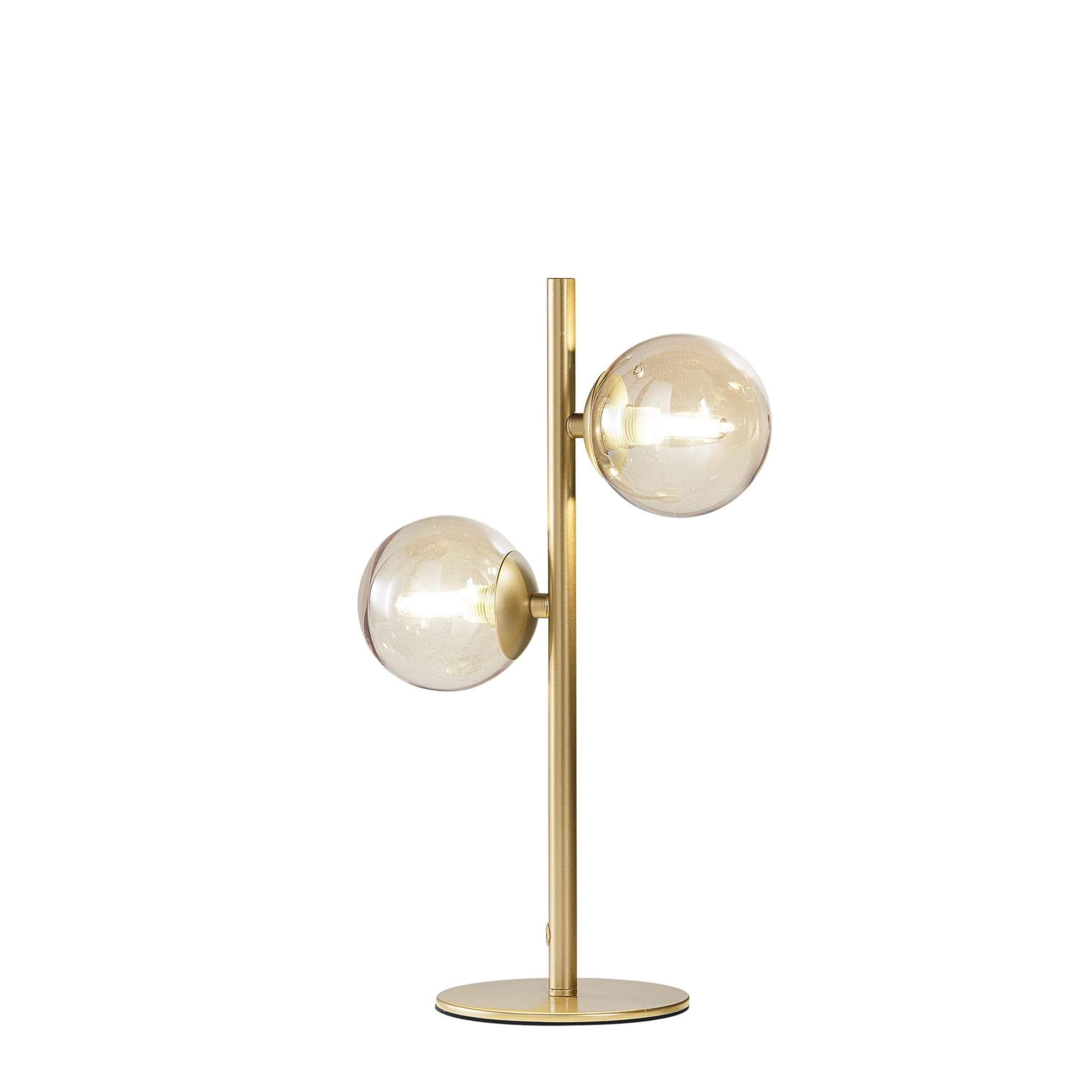 Lume da tavolo per interni design moderno disponibile in oro o nero 2XG9 - 11
