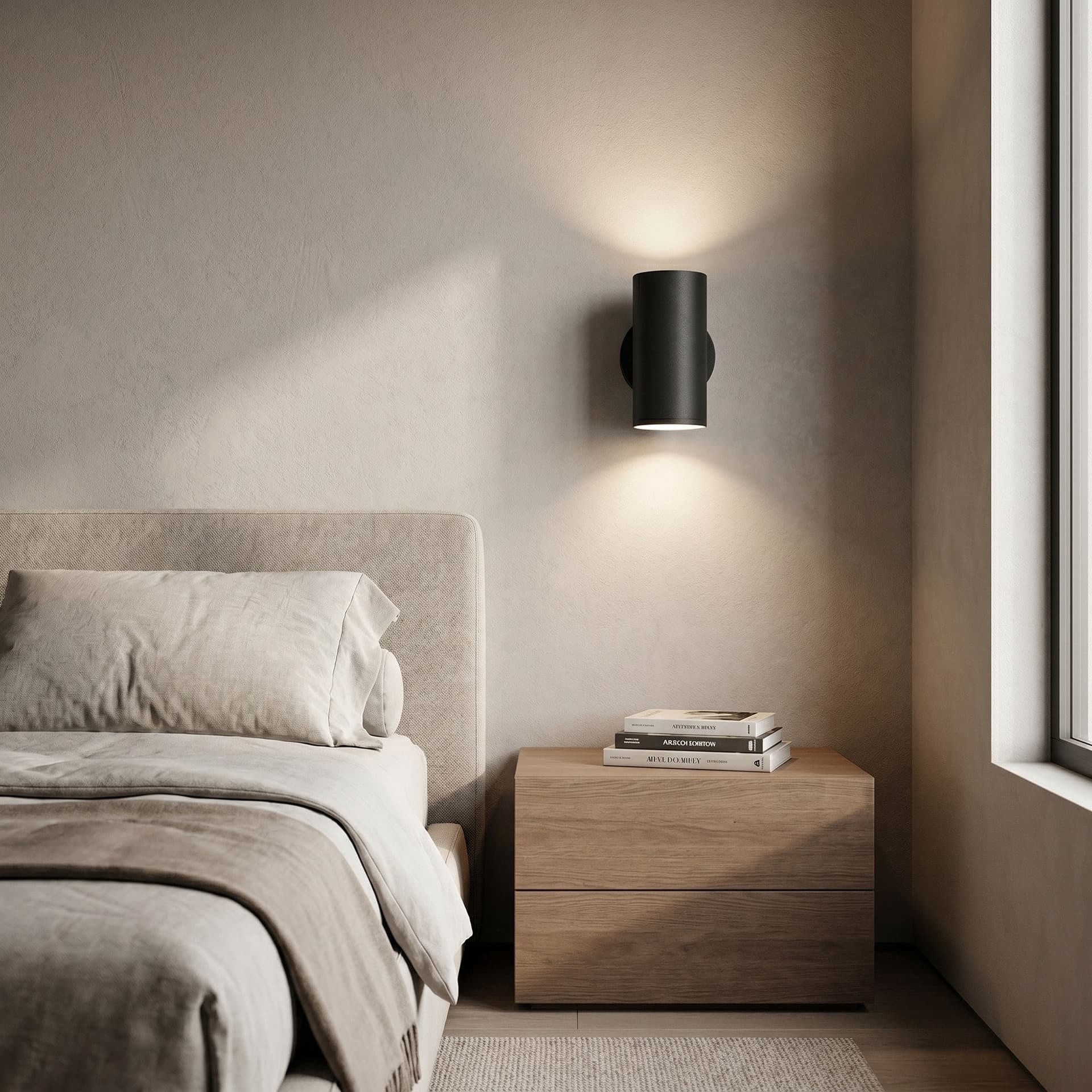 Applique Moderna LED in Bianco o Nero - 2