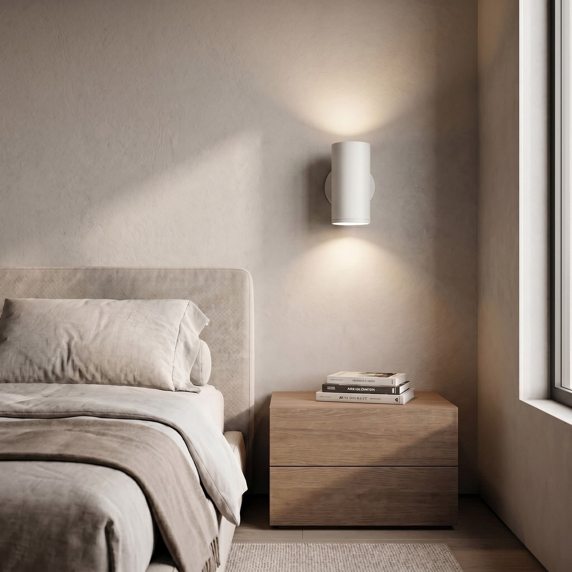 Applique Moderna LED in Bianco o Nero - 7