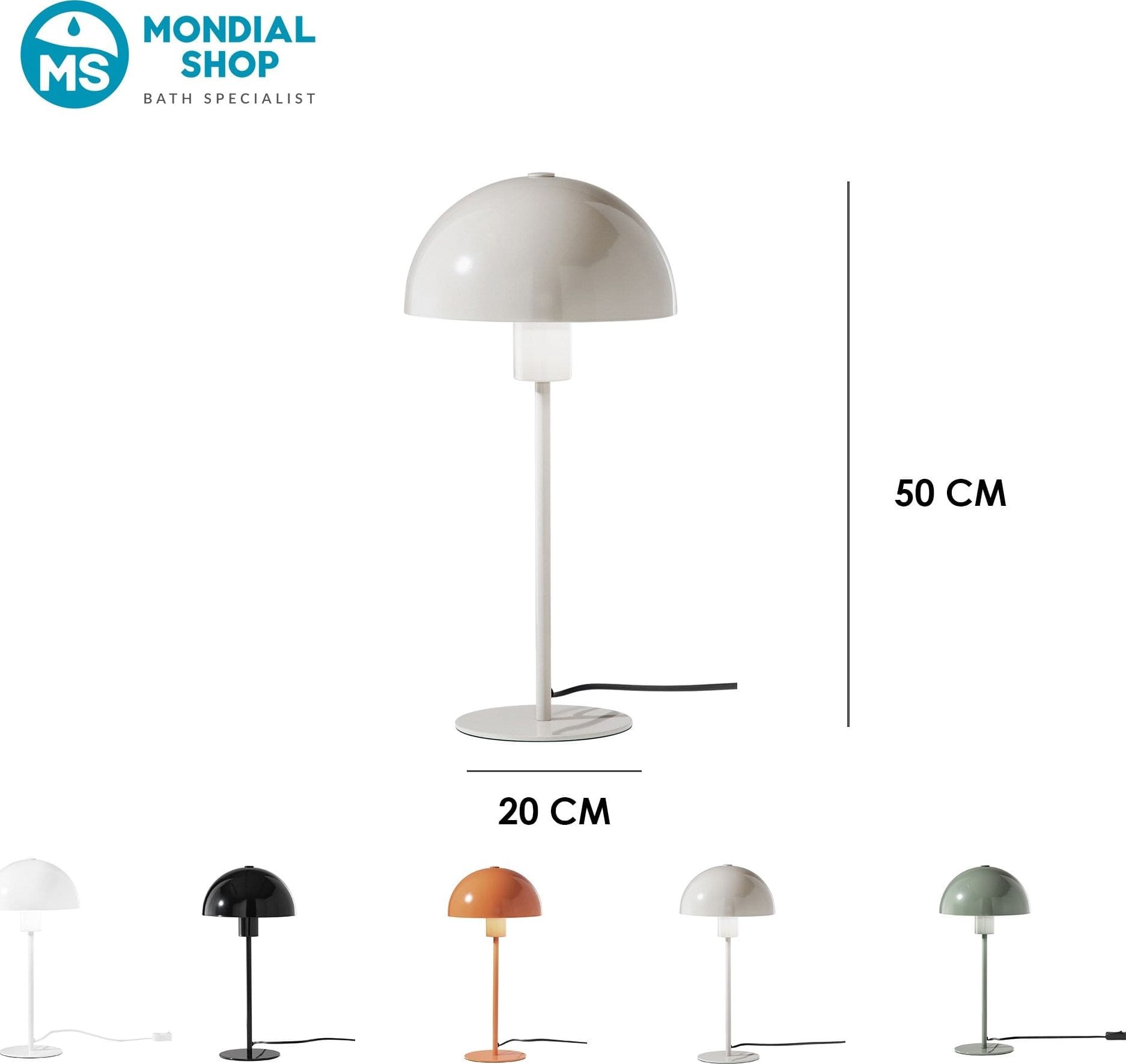 Lampada in metallo design moderno e stiloso disponibile in 5 varianti  1XE27 - 21