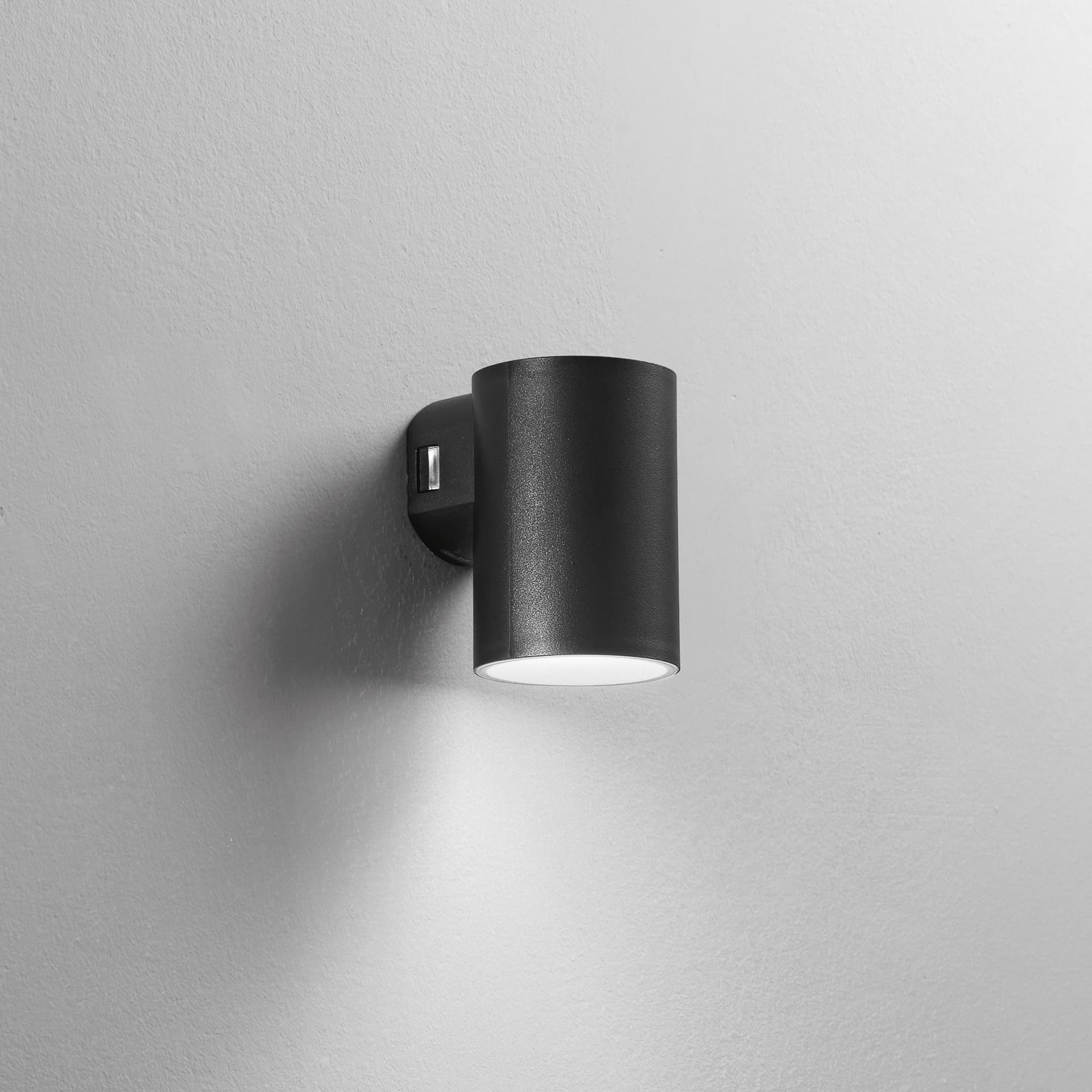 Applique Esterno Moderna LED 8W Tonda Bianco o Nero - 8