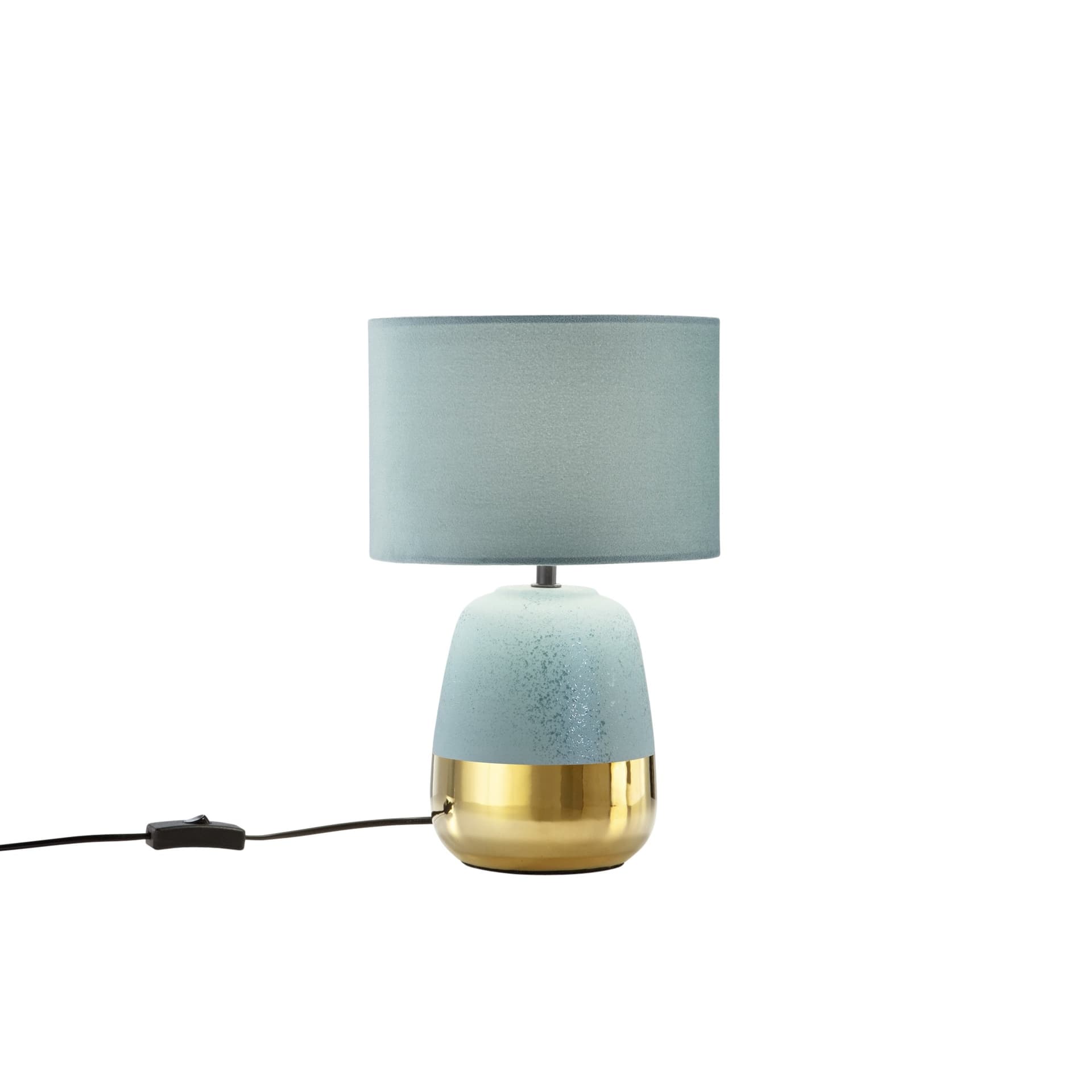 Lampada da tavolo o comodino design moderno disponibile in blu o marrone 1XE27 - 5