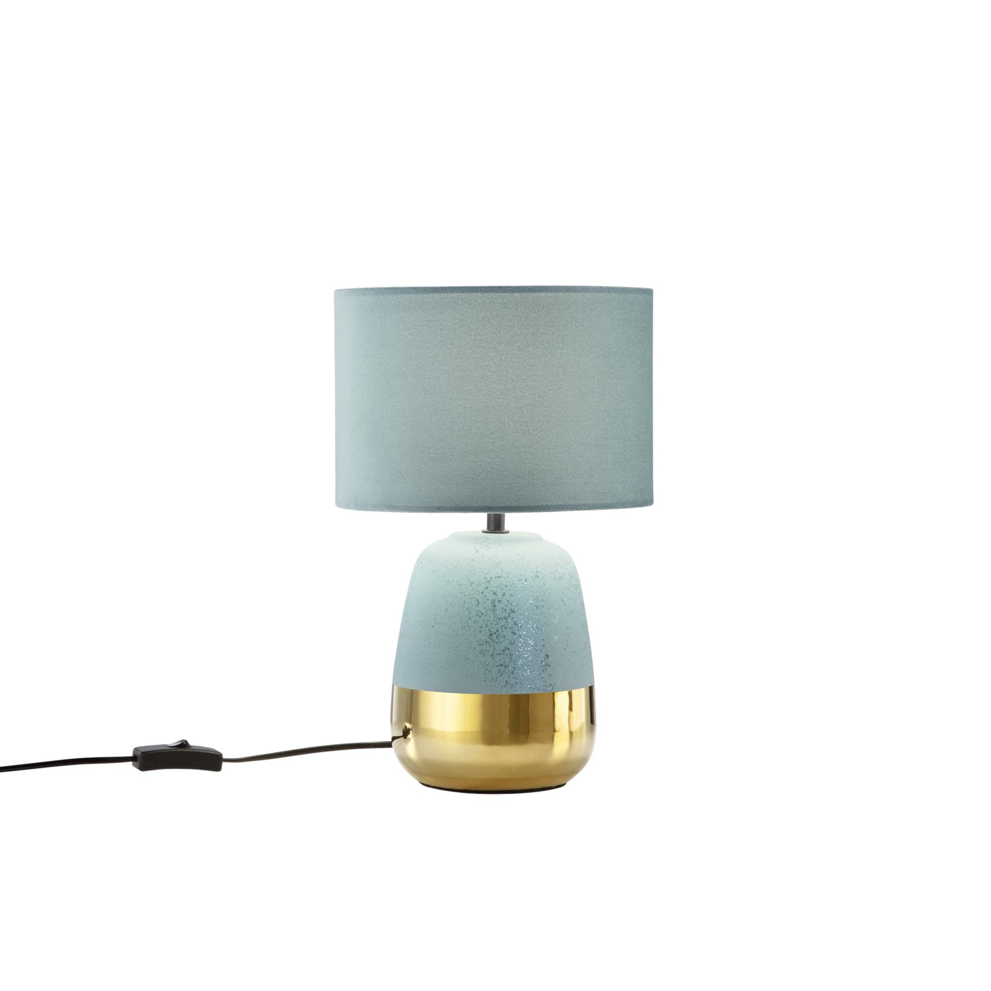 Lampada da tavolo o comodino design moderno disponibile in blu o marrone 1XE27 - 5
