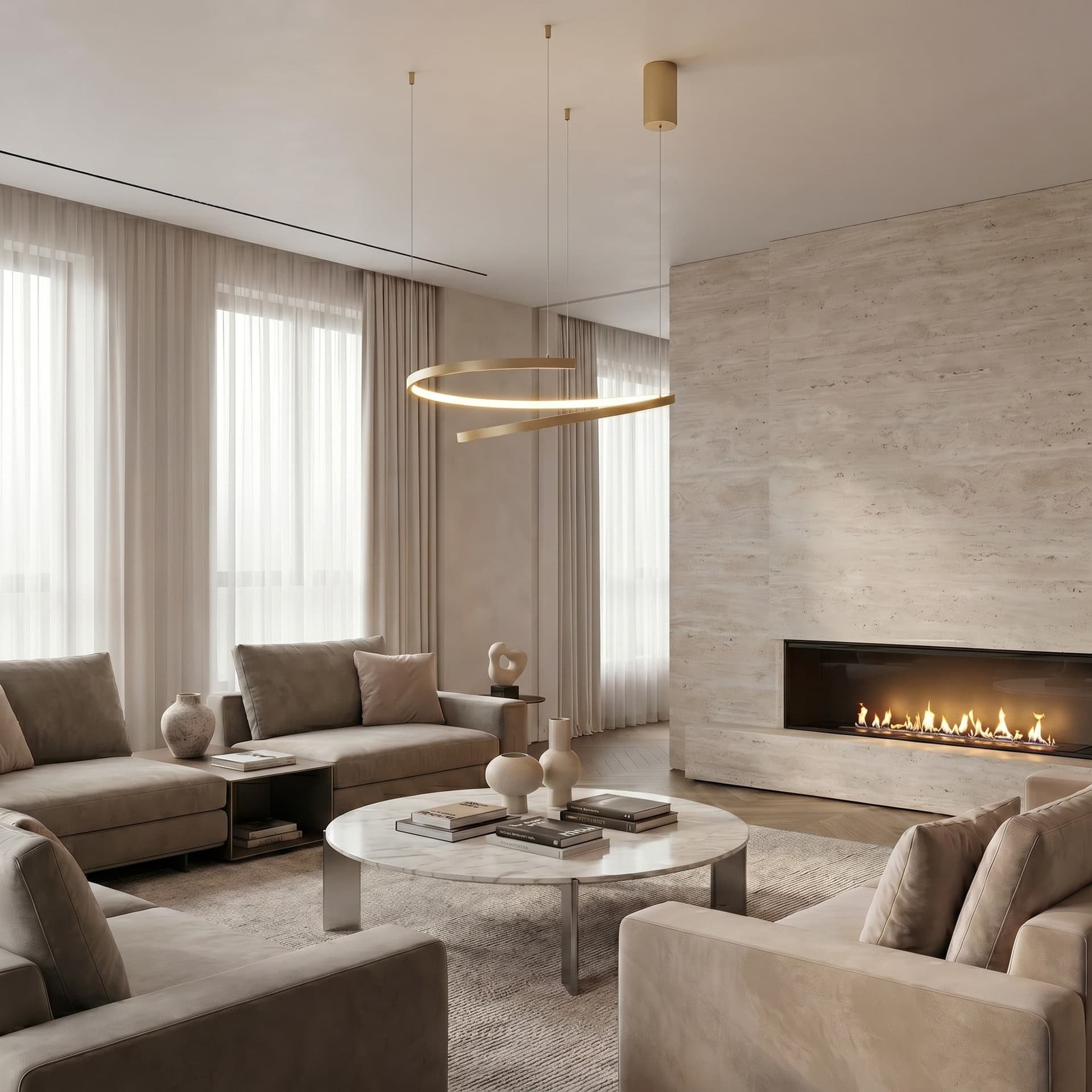 Sospensione LED dal design moderno per interni disponibile in 3 varianti - 2