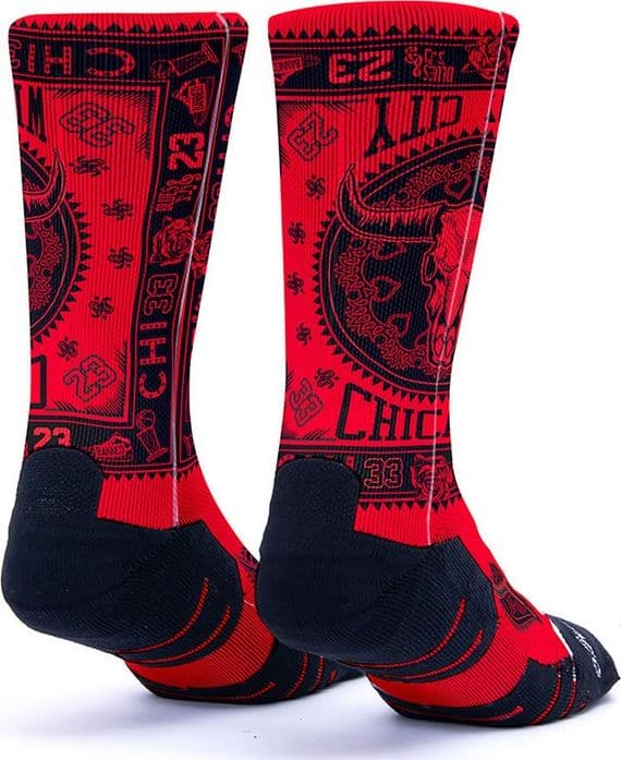 Calzetti SCRIMMAGE HANKY CHI Basket Quick-Dry Ammortizzati Rosso - 2