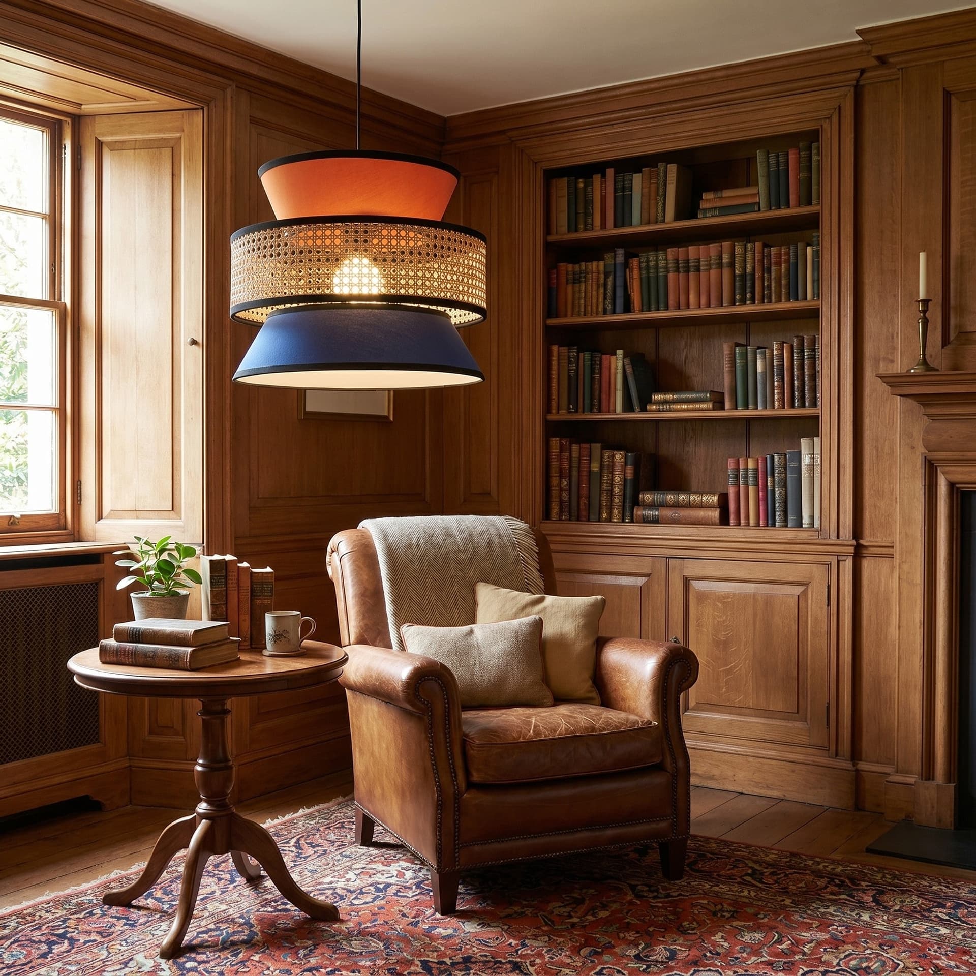 Lampadario a Sospensione in rattan disponibile in 3 varianti 1XE27 - 11