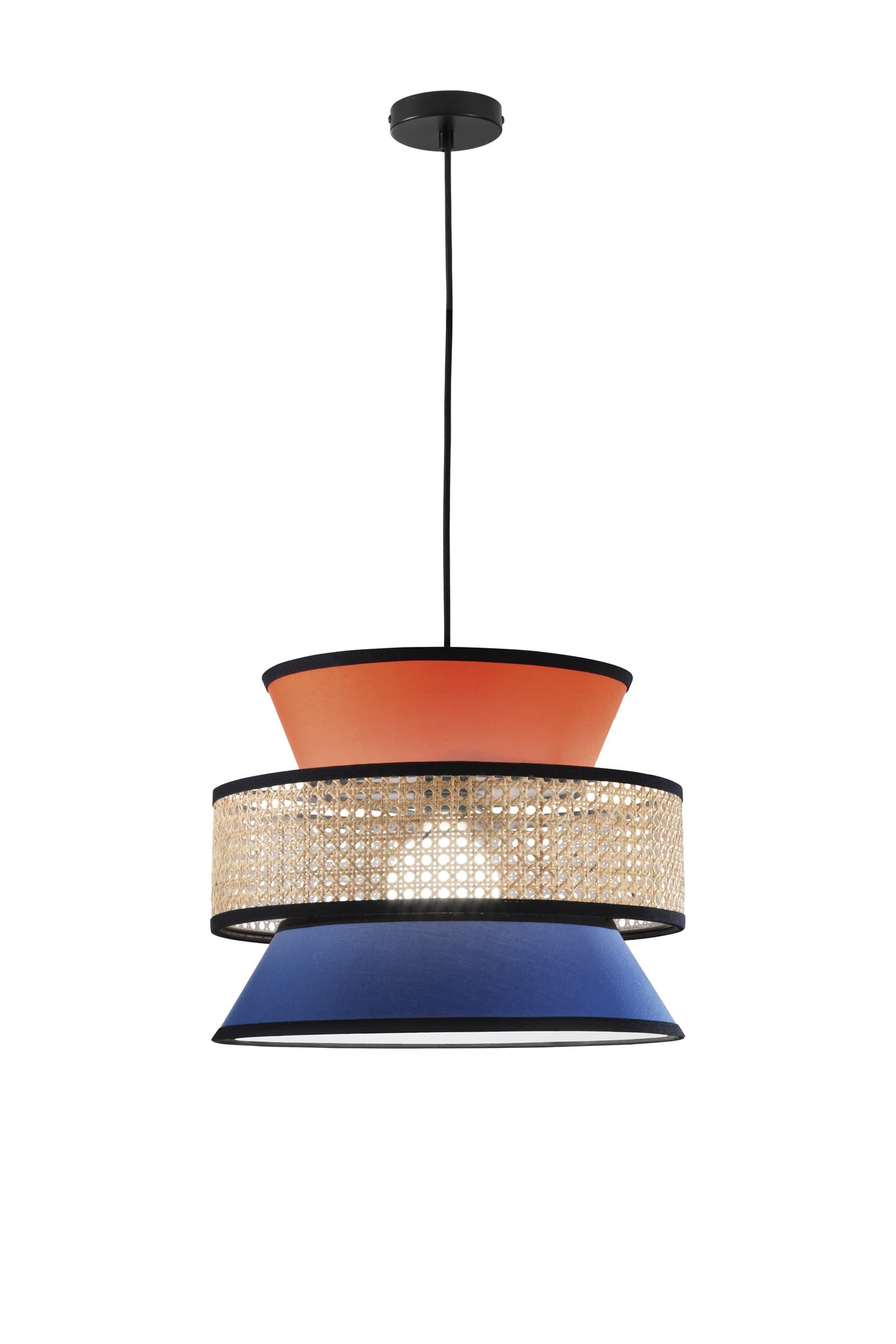 Lampadario a Sospensione in rattan disponibile in 3 varianti 1XE27 - 14