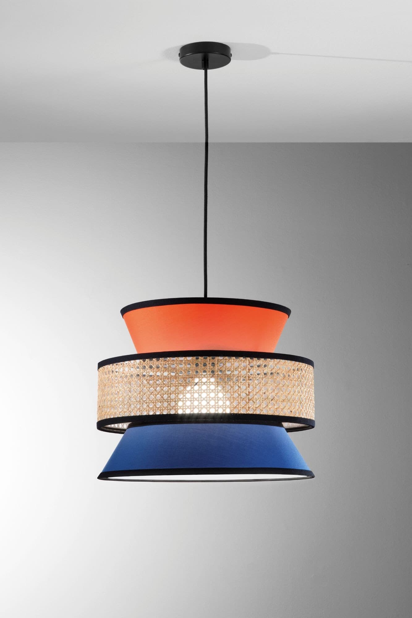 Lampadario a Sospensione in rattan disponibile in 3 varianti 1XE27 - 15