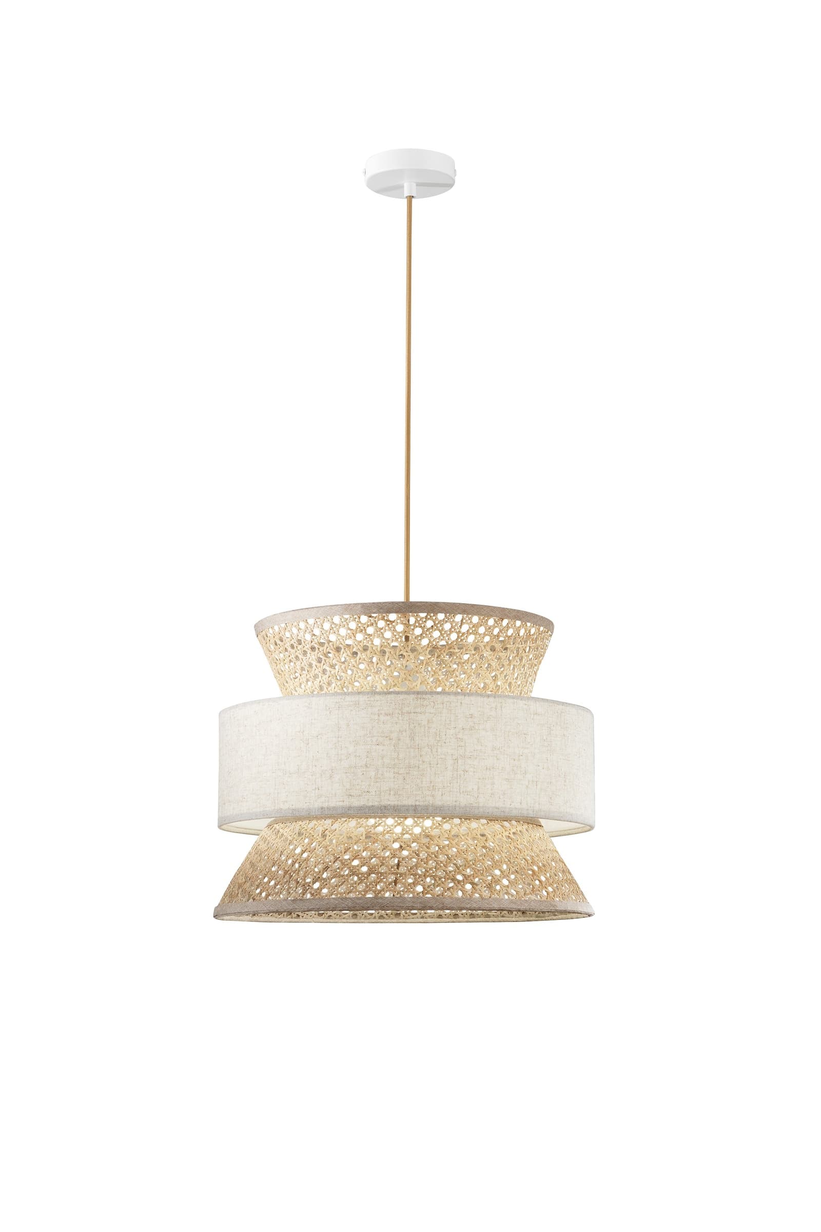 Lampadario a Sospensione in rattan disponibile in 3 varianti 1XE27 - 10