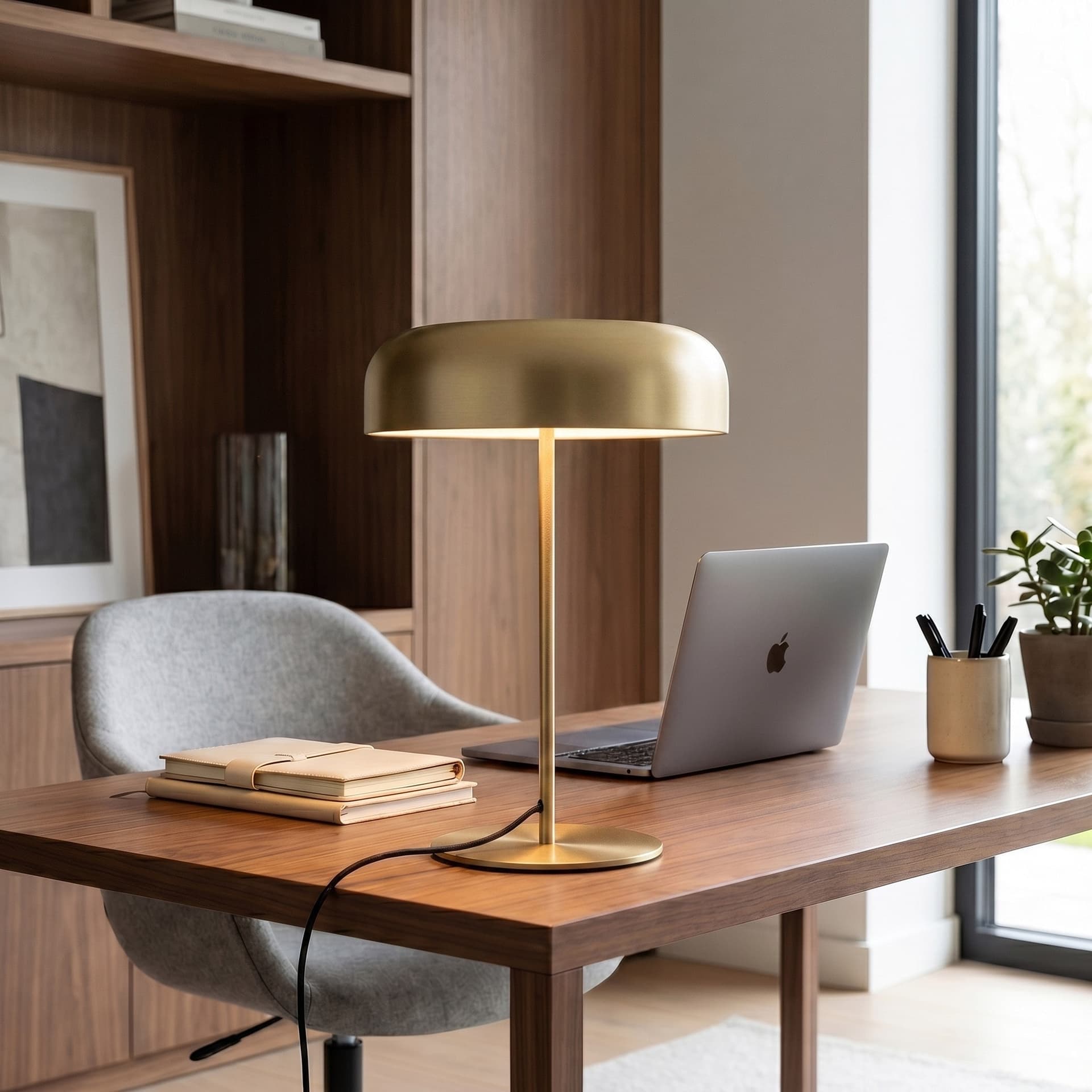 Lampada da tavolo o comodino ideale per ufficio e living disponibile in 3 varianti 1XE14 - 12