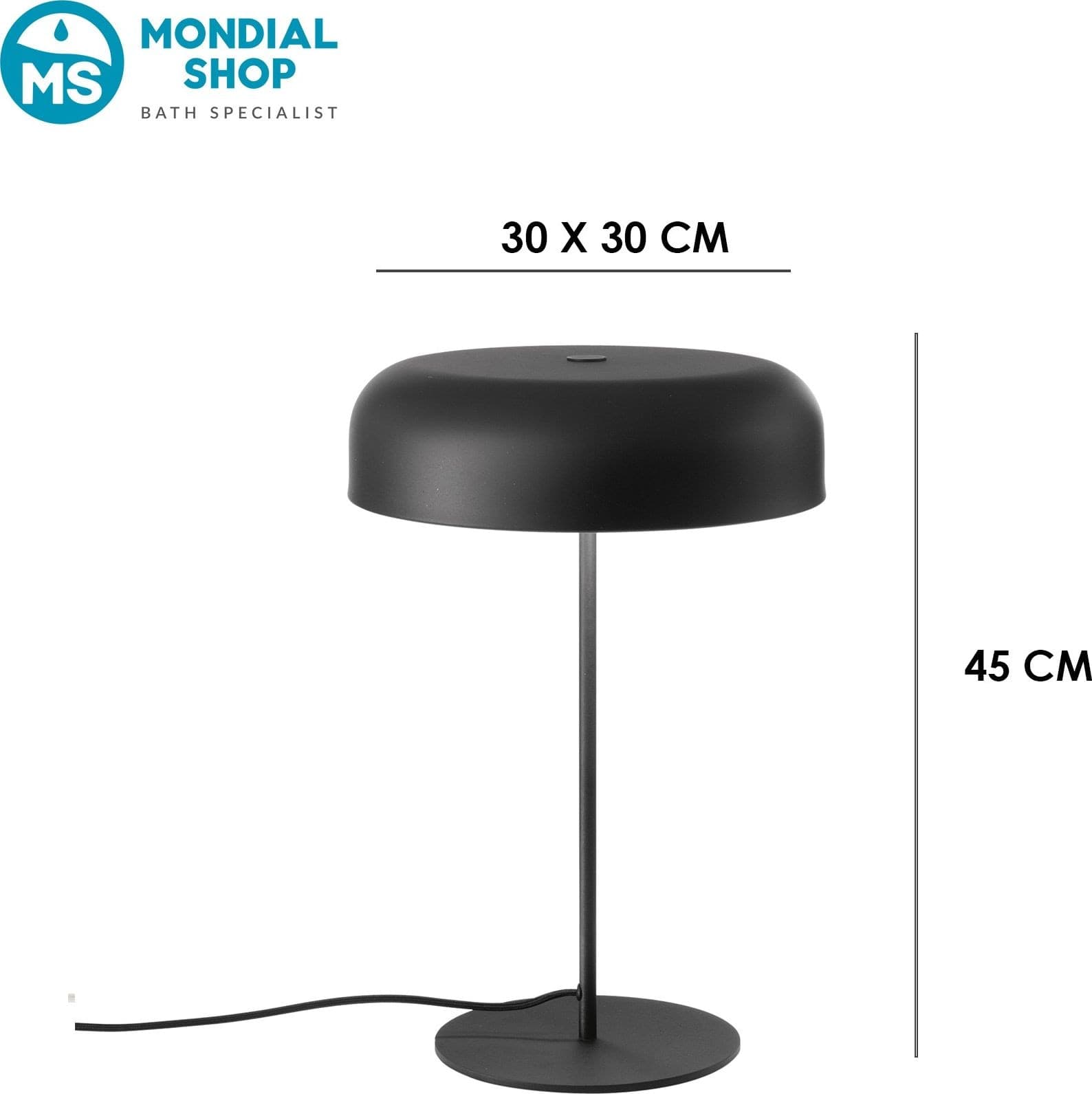 Lampada da tavolo o comodino ideale per ufficio e living disponibile in 3 varianti 1XE14 - 3