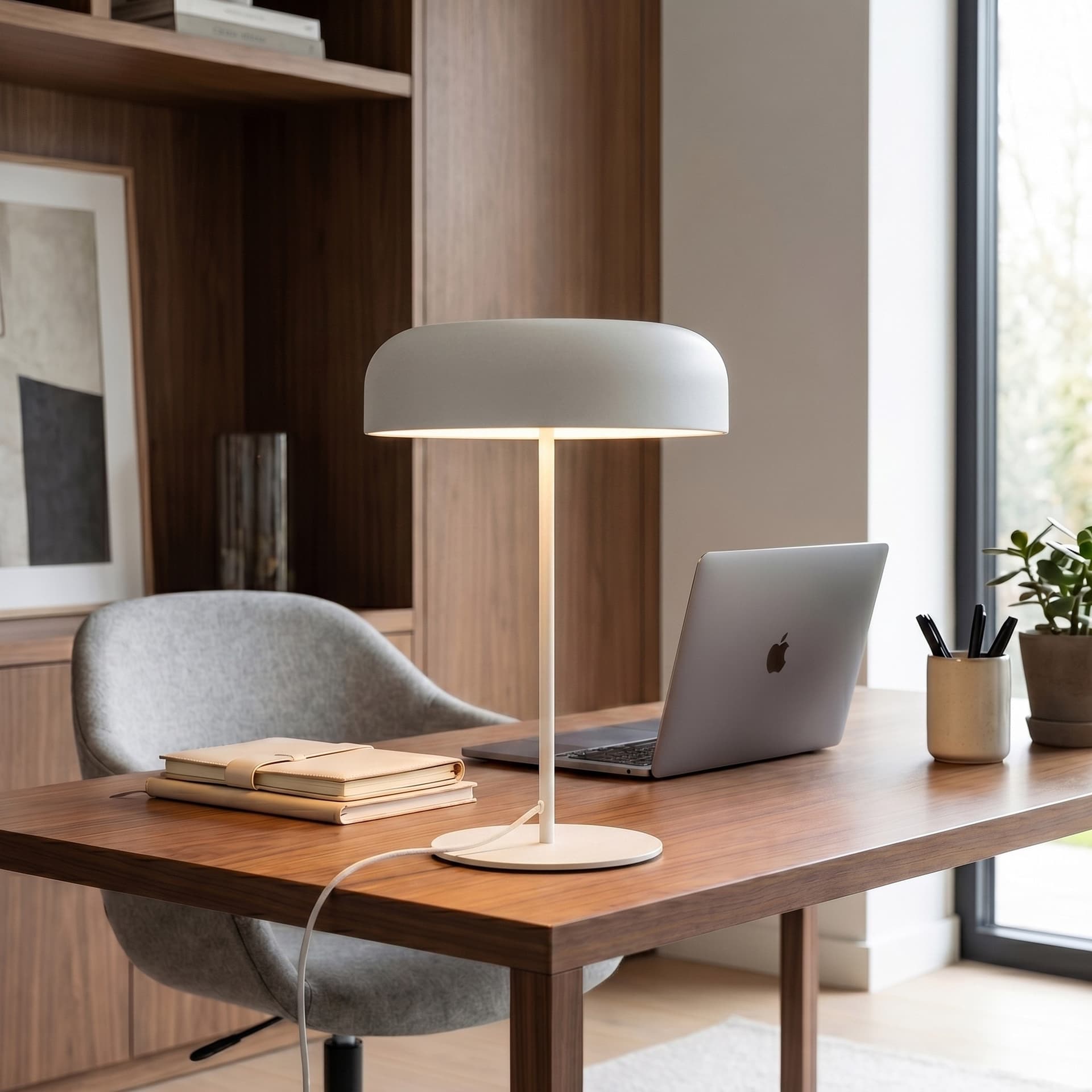 Lampada da tavolo o comodino ideale per ufficio e living disponibile in 3 varianti 1XE14 - 7
