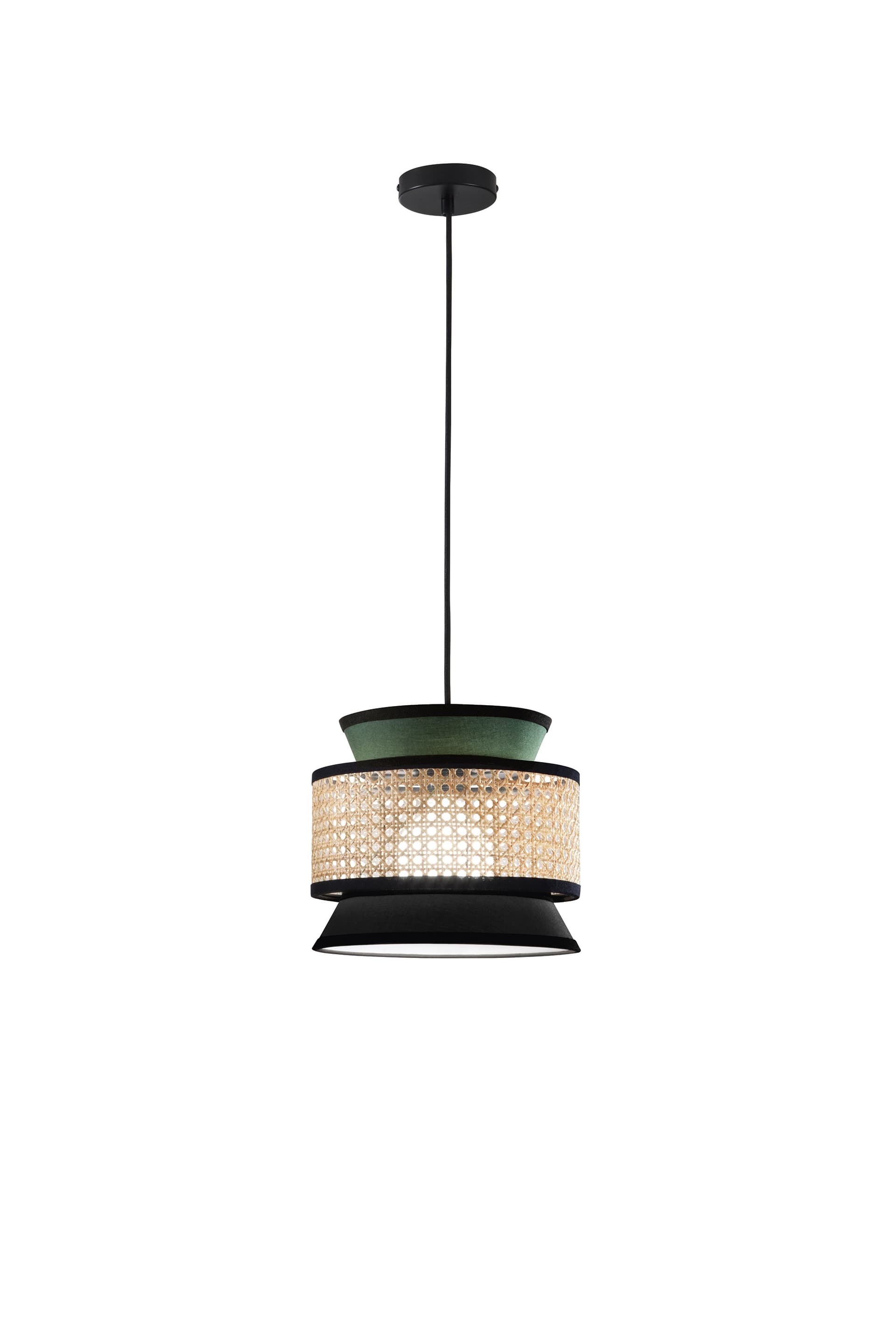 Lampadario a Sospensione in Rattan disponibile in 3 varianti 1XE27 - 17