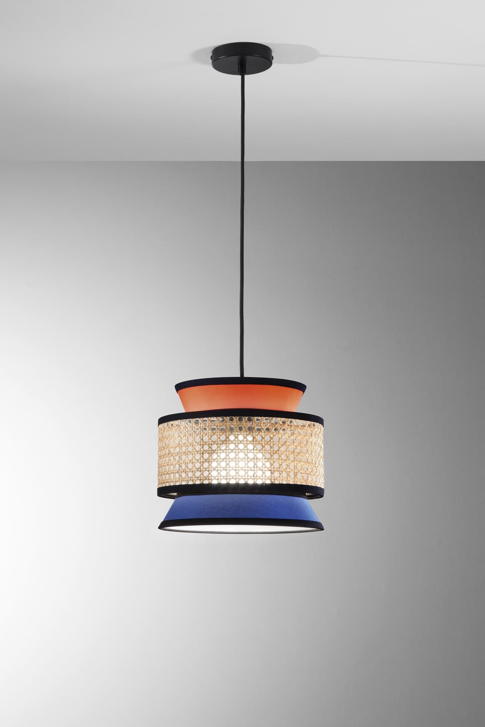 Lampadario a Sospensione in Rattan disponibile in 3 varianti 1XE27 - 5