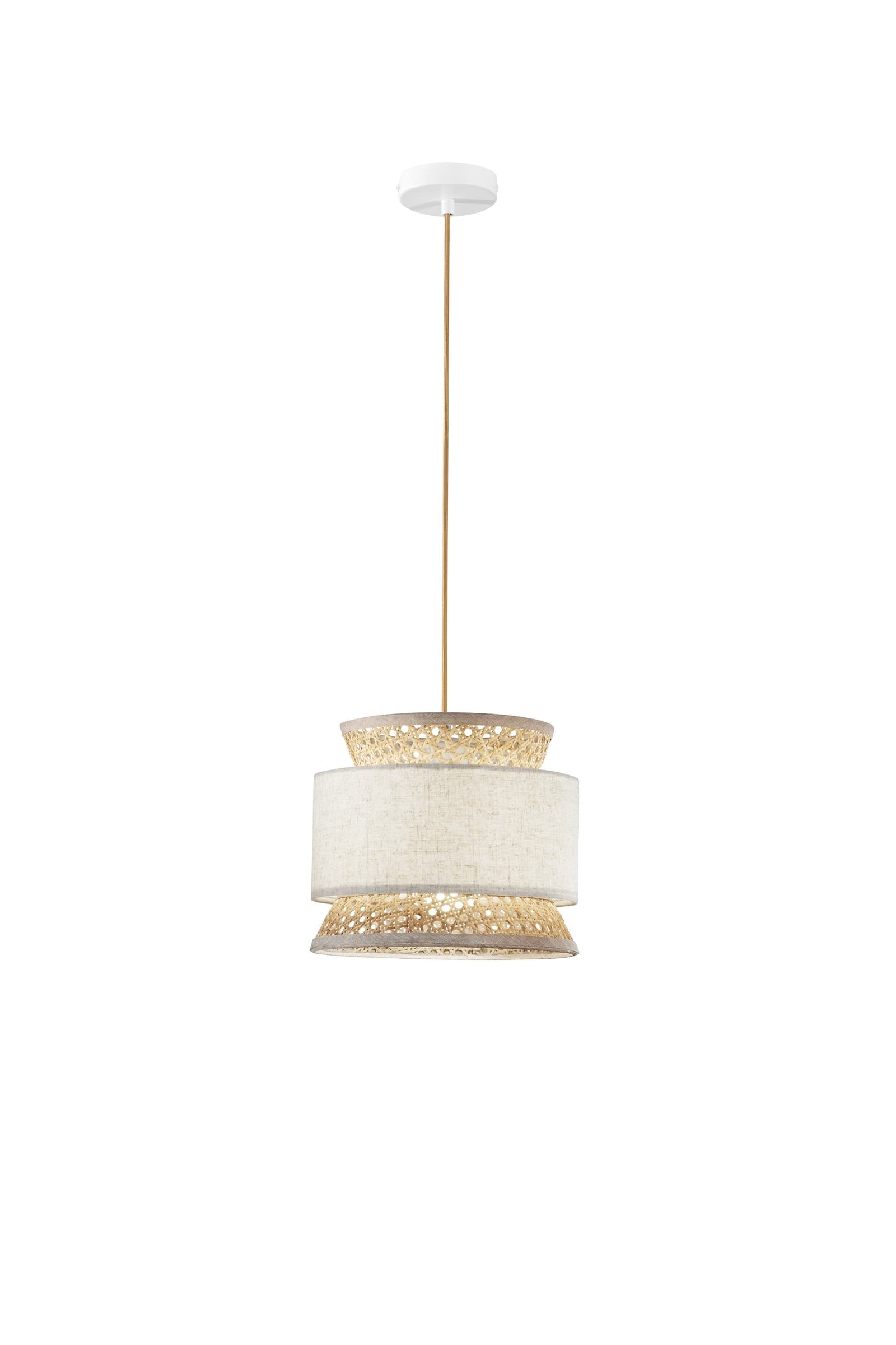 Lampadario a Sospensione in Rattan disponibile in 3 varianti 1XE27 - 9