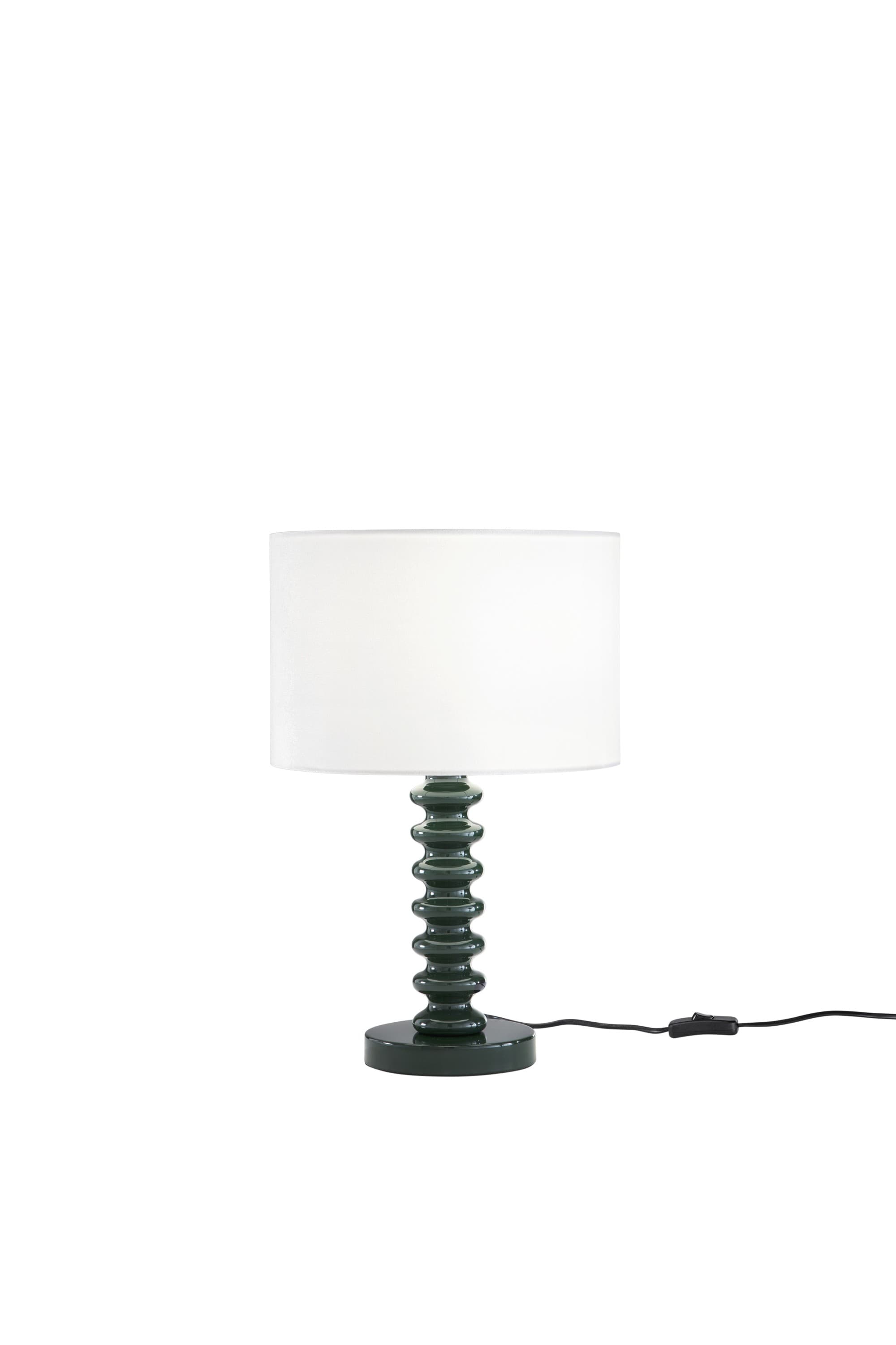Lampada da tavolo in Velluto bianco e Metallo in 4 varianti Ideale per living e camera - 21