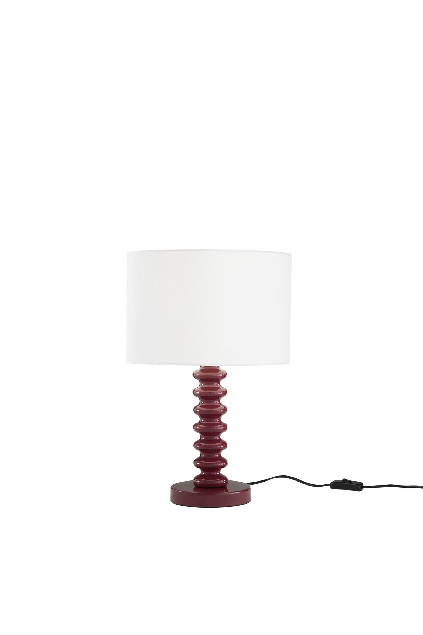 Lampada da tavolo in Velluto bianco e Metallo in 4 varianti Ideale per living e camera - 14